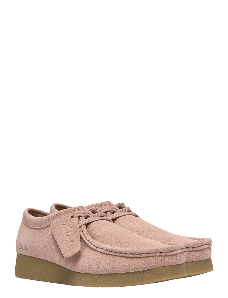 Clarks - WallabeeEVOSh D - særlige begivenheder - light pink suede - 4