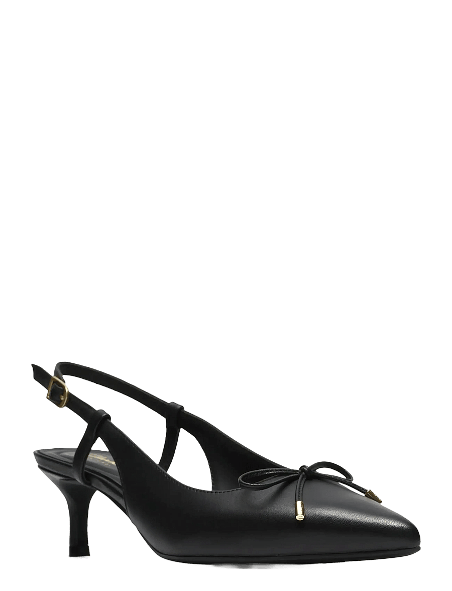 Clarks - Zarey Bow D - slingbacks mit absatz - black leather - 0
