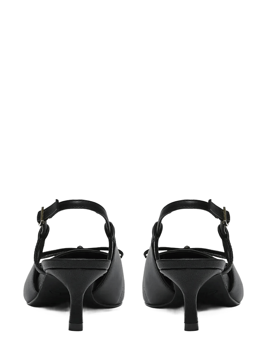 Clarks - Zarey Bow D - slingbacks mit absatz - black leather - 1