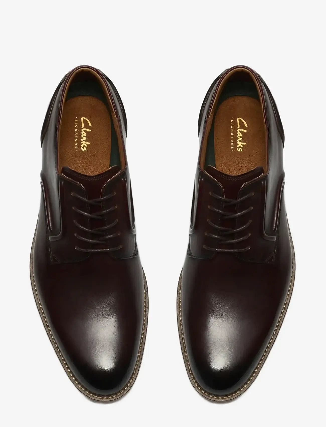Clarks - CraftRemi Lace G - derby shoes - brown leather - 5