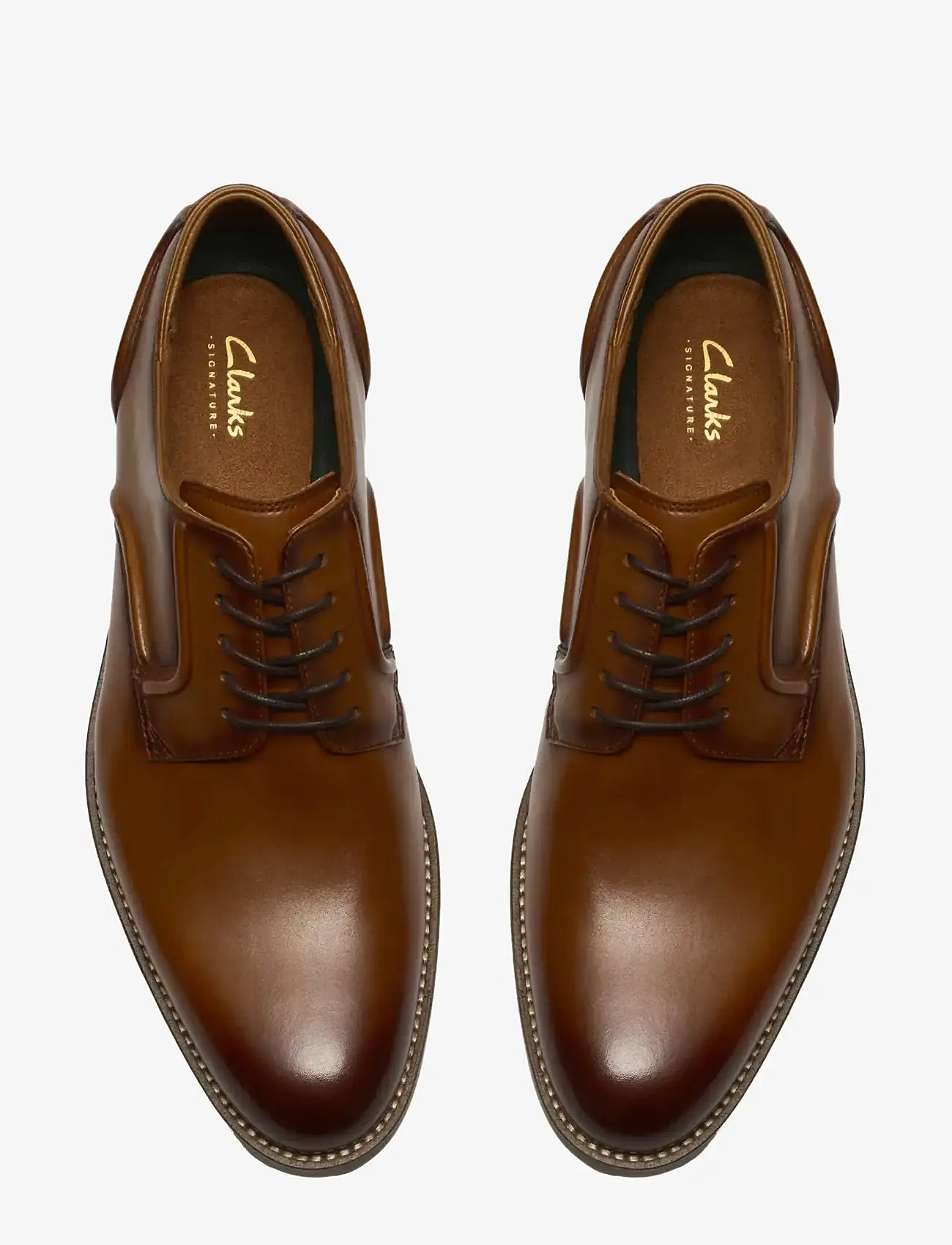 Clarks - CraftRemi Lace G - derby sko - tan leather - 5
