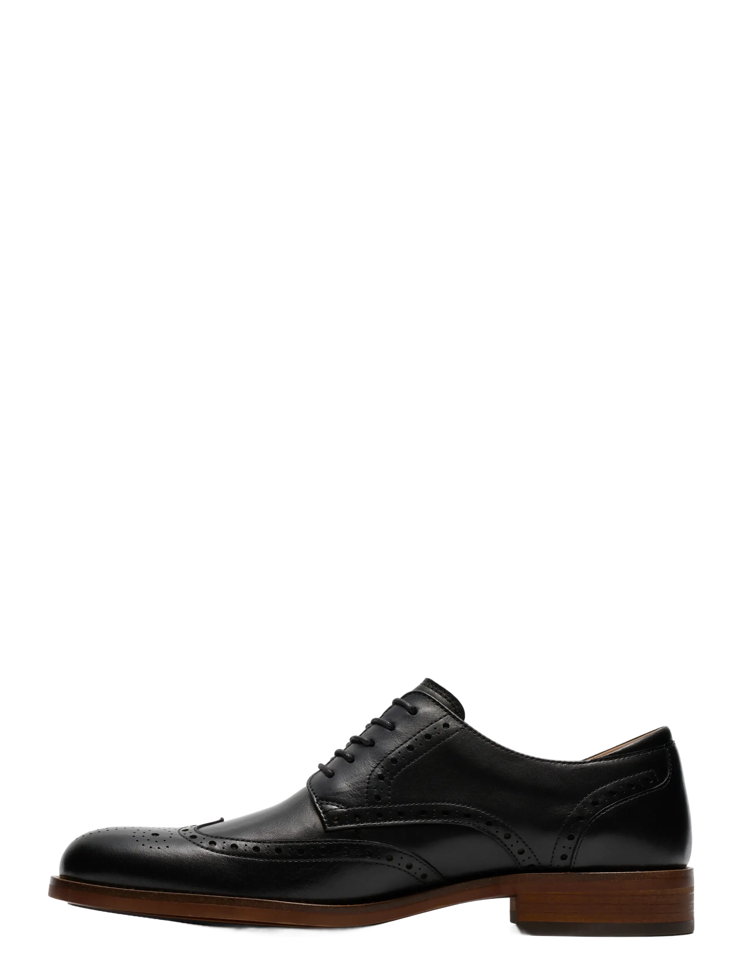 Clarks - CraftRemi Tip G - shop by occasion - black leather - 3
