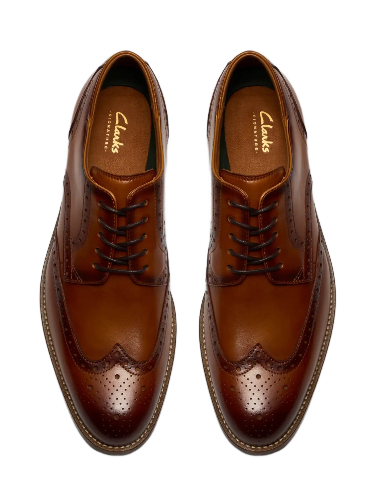 Clarks - CraftRemi Tip G - tan leather - 5