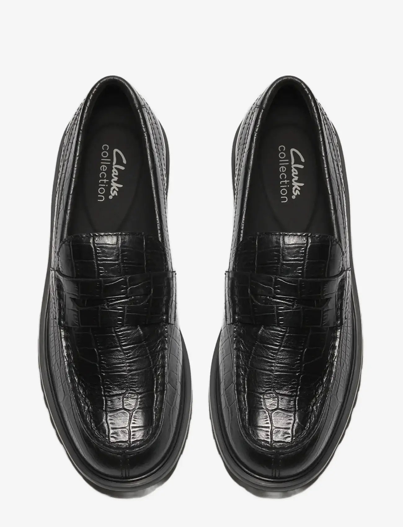 Clarks - Berwick Lo G - shop by occasion - black croc - 5