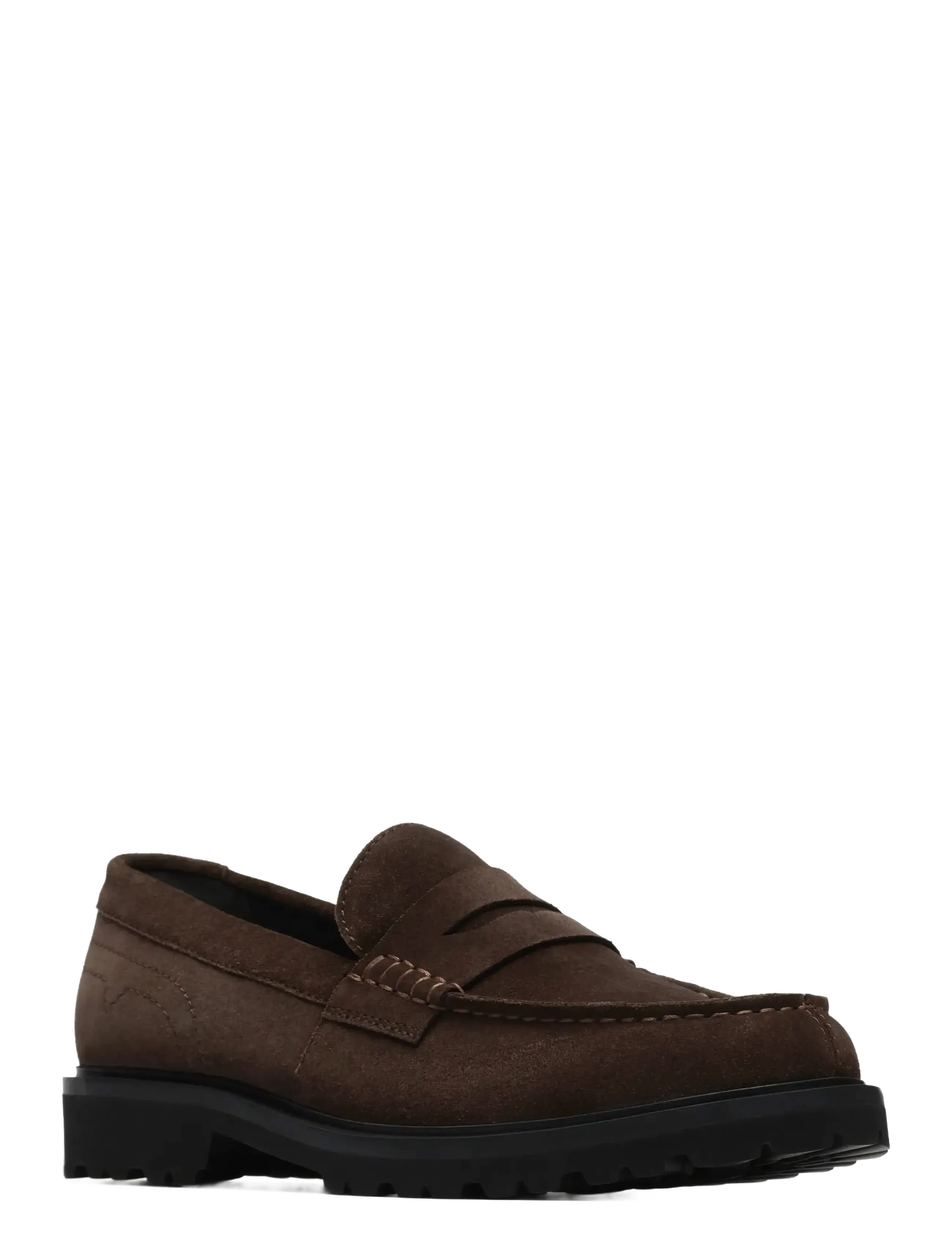 Clarks Berwick Lo G - Loaferit - DARK BROWN SUEDE / brown