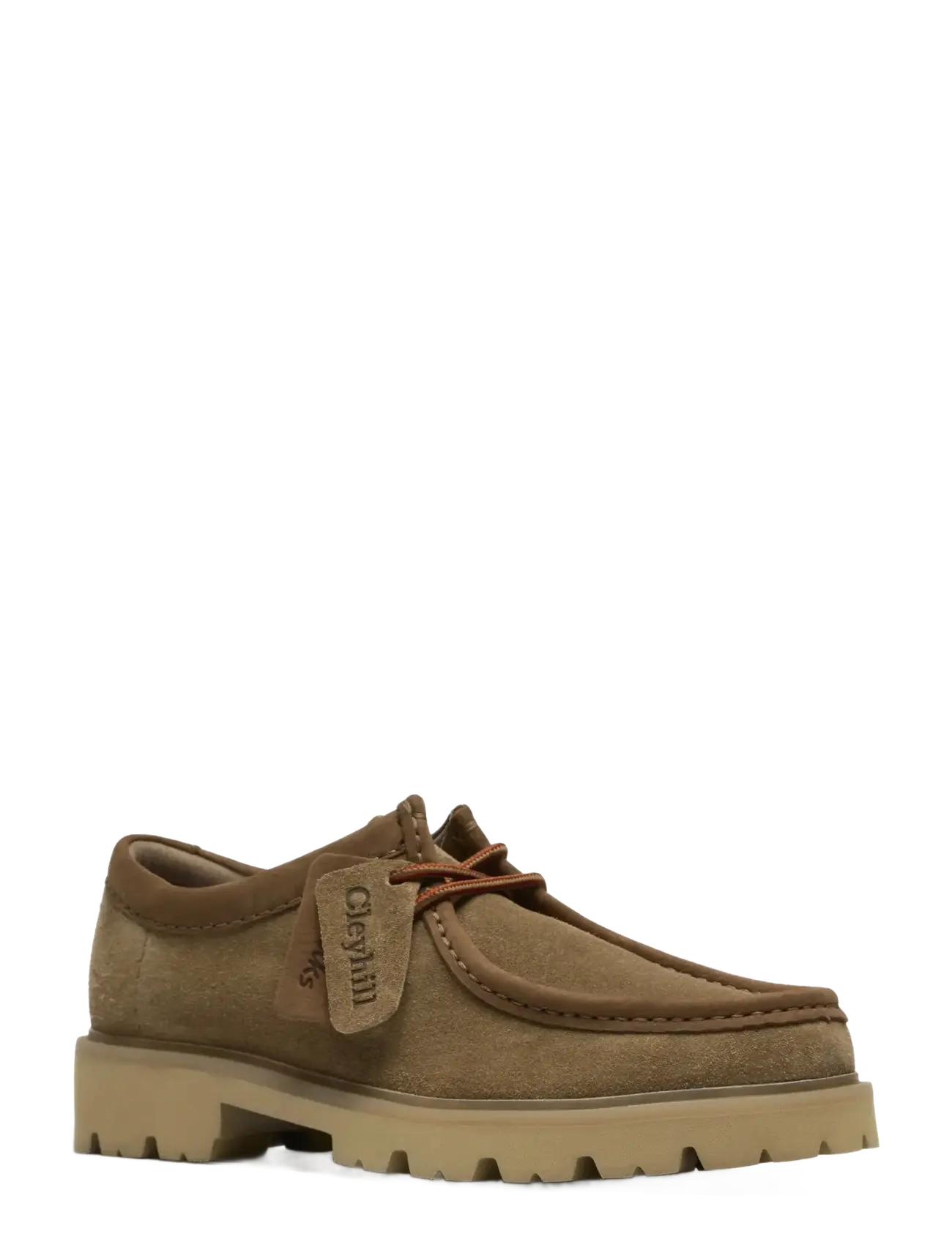 Clarks Cleyhill Seam G - Sejlersko - DARK SAND SUEDE / beige