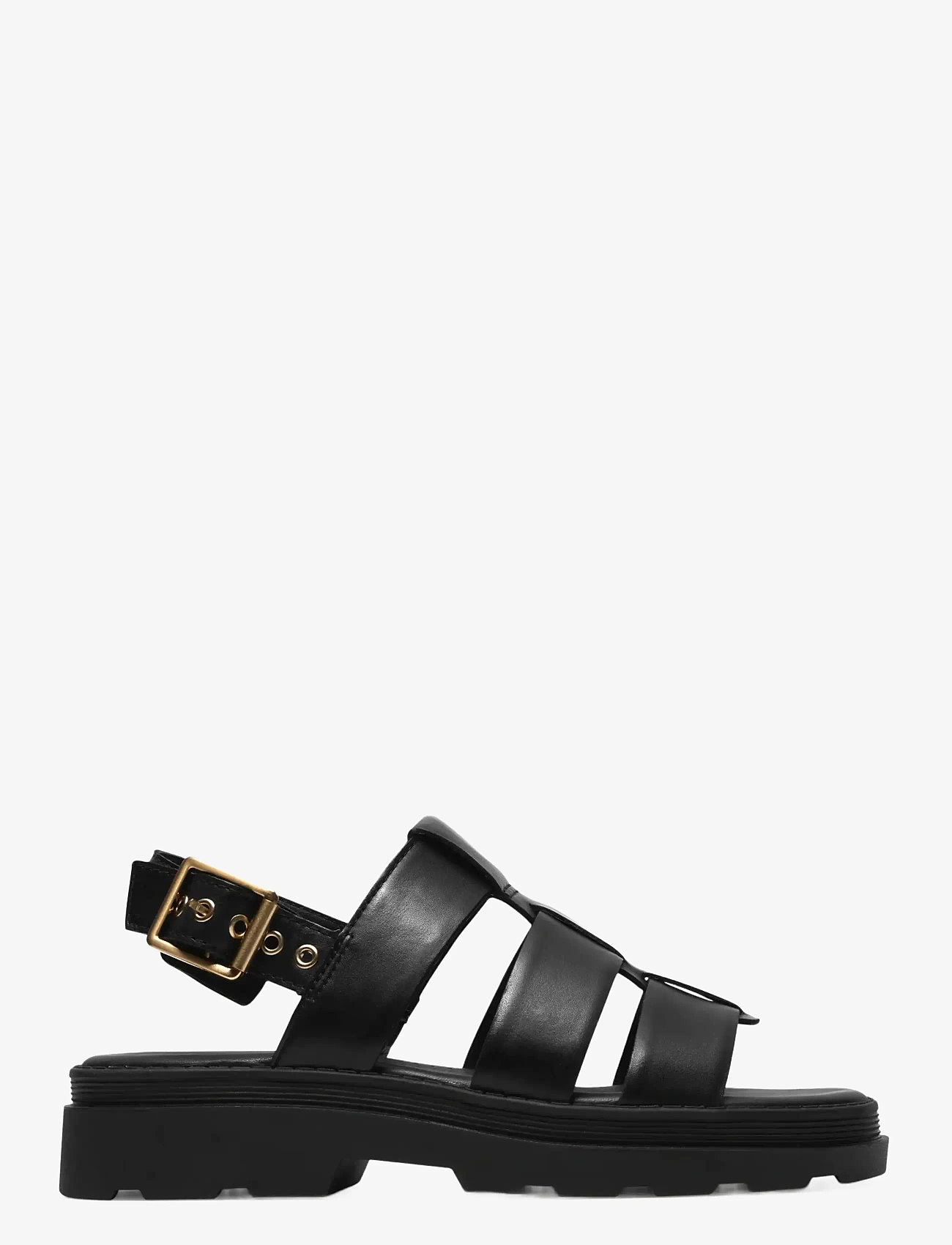 Clarks - Orinoco3 Strap D - flade sandaler - black leather - 0