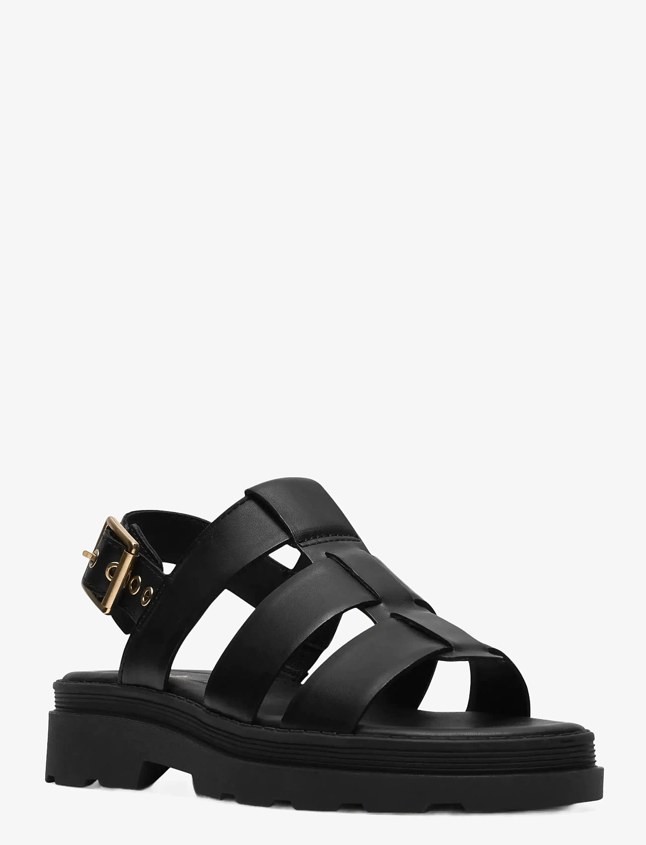Clarks - Orinoco3 Strap D - flade sandaler - black leather - 1