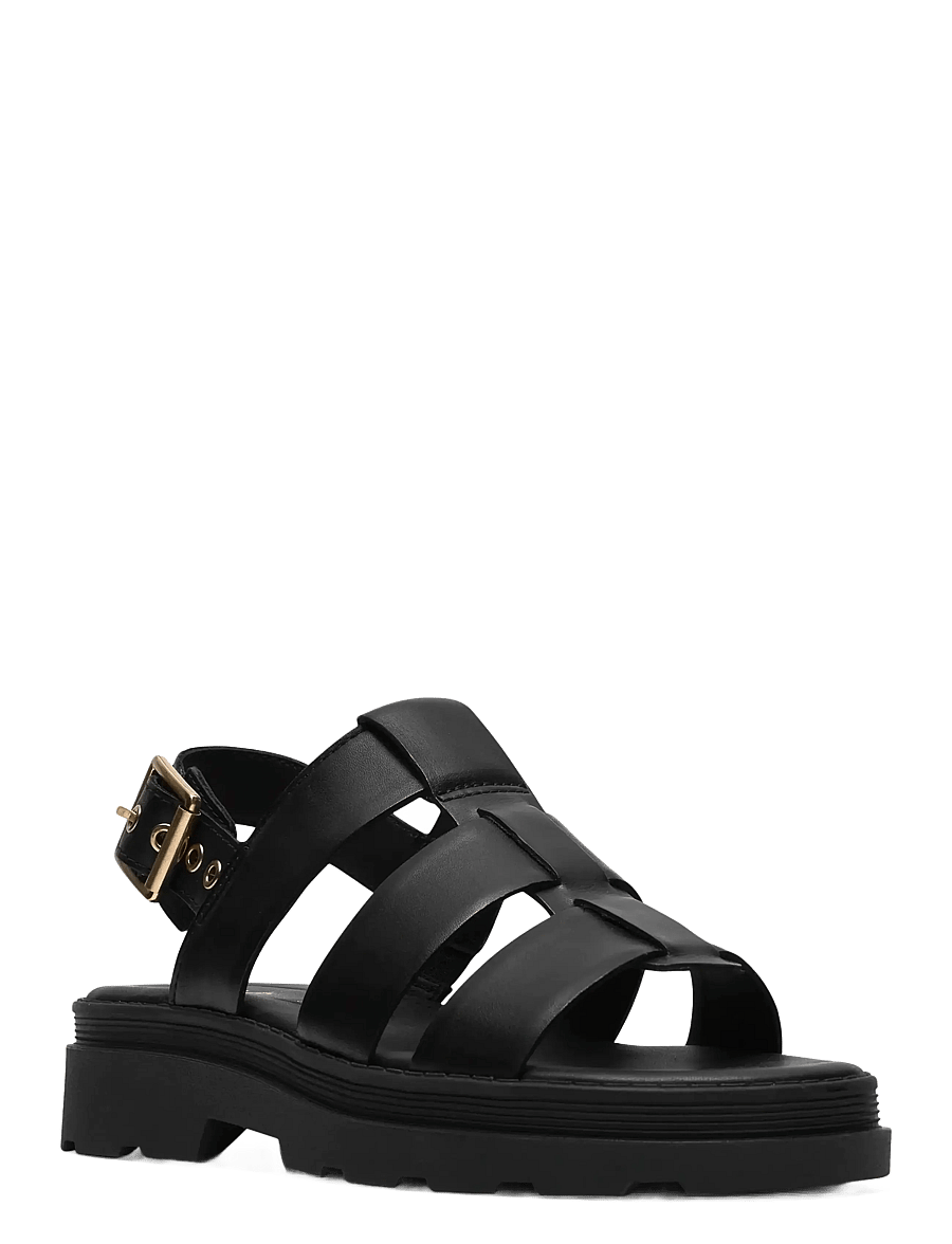 Clarks - Orinoco3 Strap D - madalad sandaalid - black leather - 1