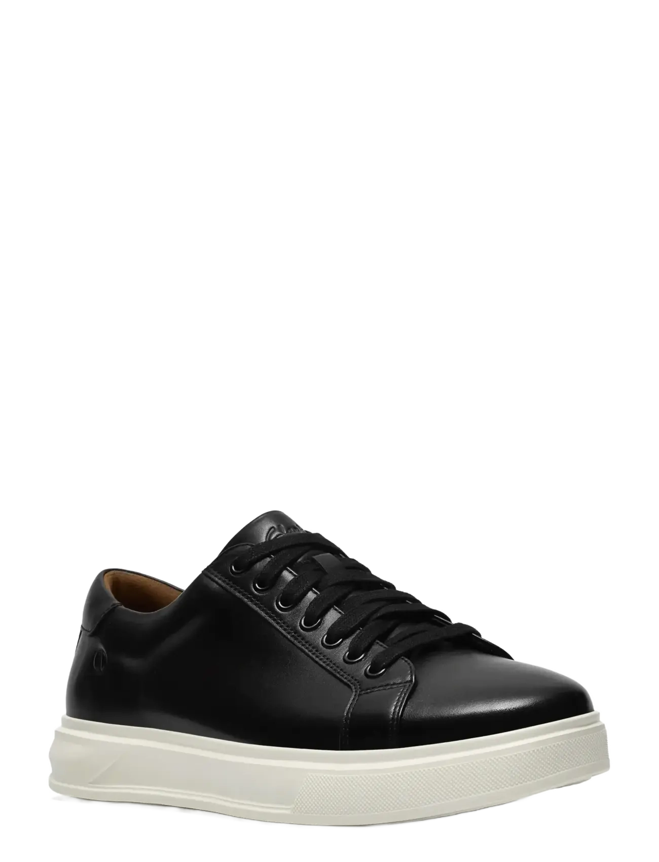 Clarks Goswell Tie G, 44.5, Black, Sneakers > Business-Sneakers, Herre