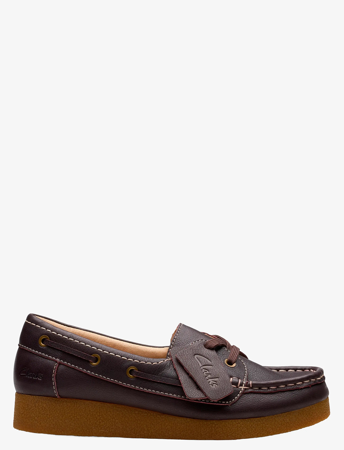 Clarks - WallabeeEVOSea D - purjekingad - dark brown lea - 0