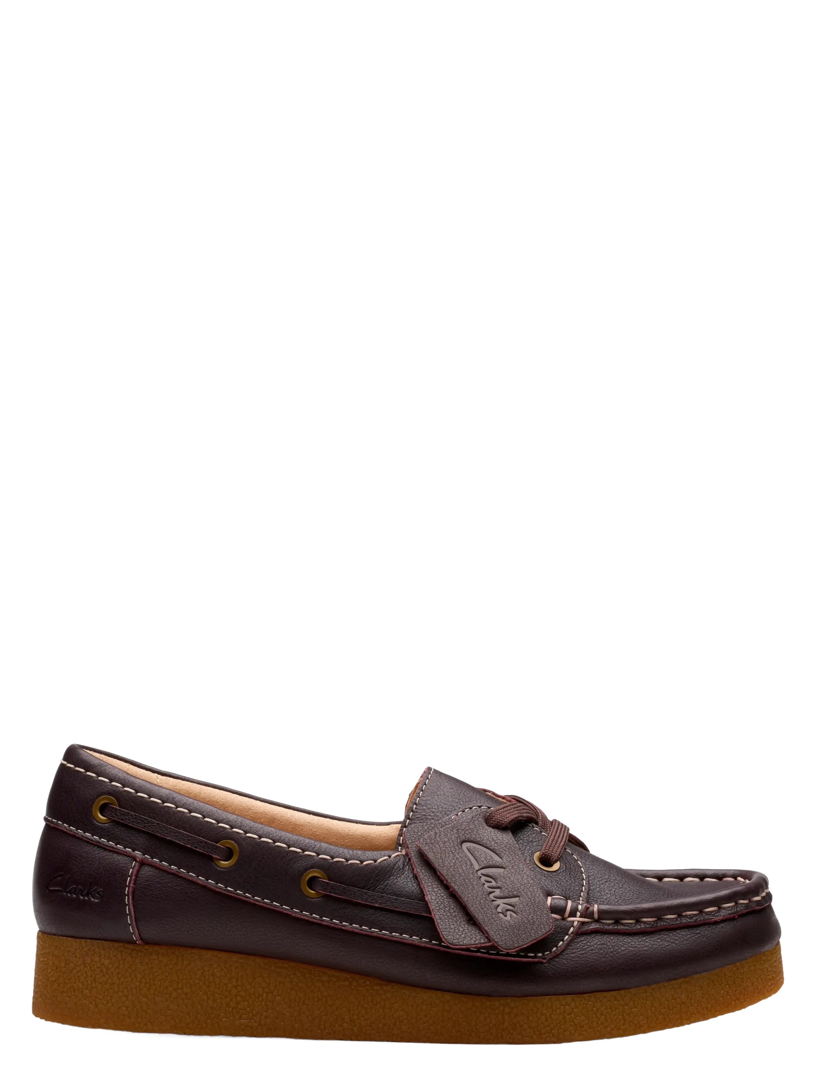 Clarks WallabeeEVOSea D - Purjekingad - DARK BROWN LEA / brown