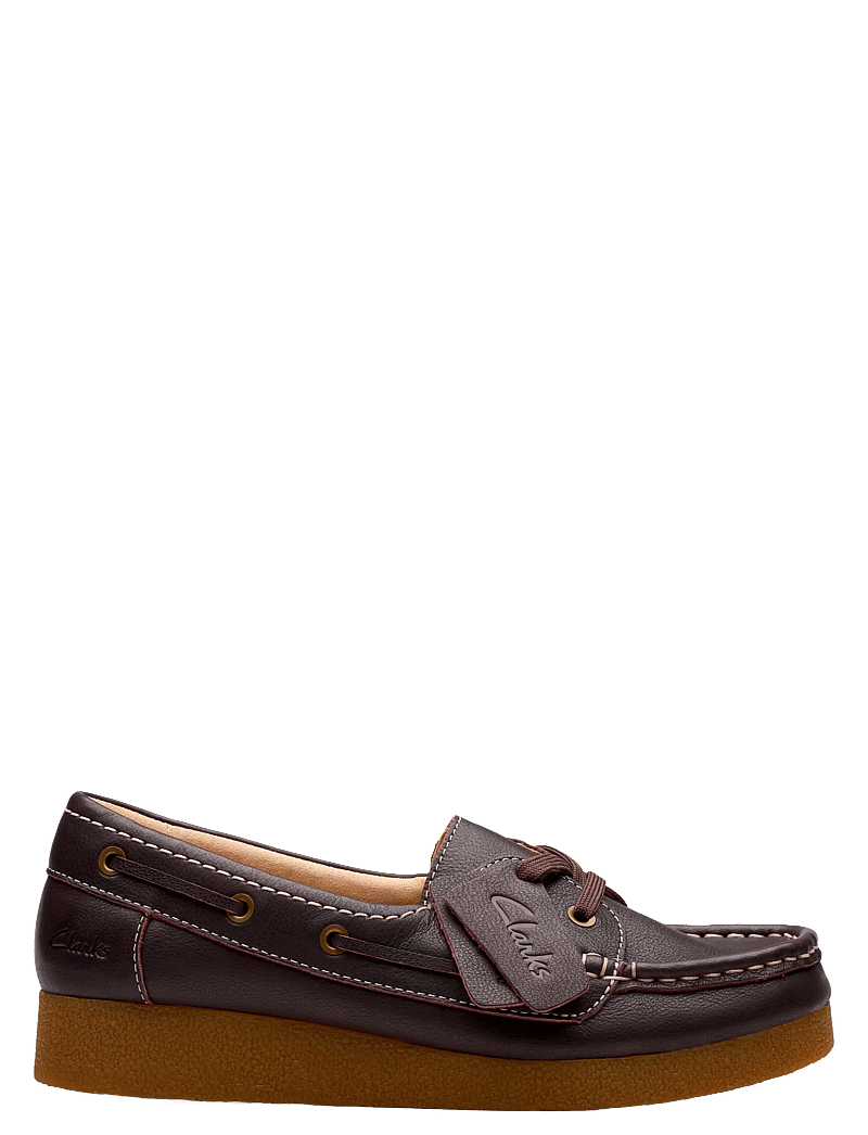 Clarks - WallabeeEVOSea D - purjekingad - dark brown lea - 0