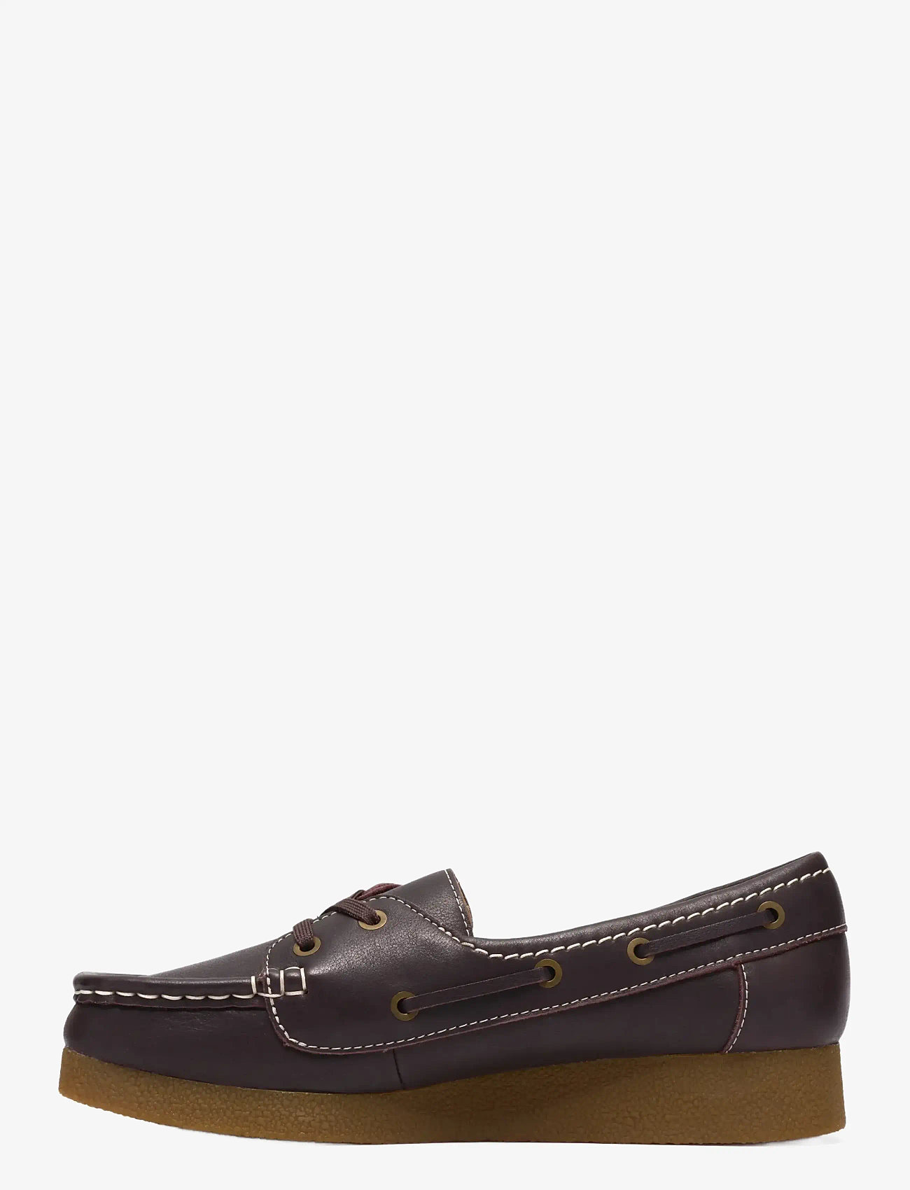 Clarks - WallabeeEVOSea D - purjekingad - dark brown lea - 3