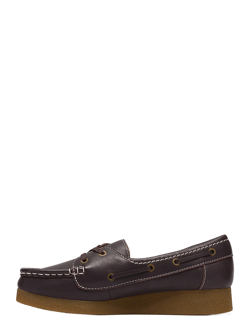 Clarks - WallabeeEVOSea D - purjekingad - dark brown lea - 3
