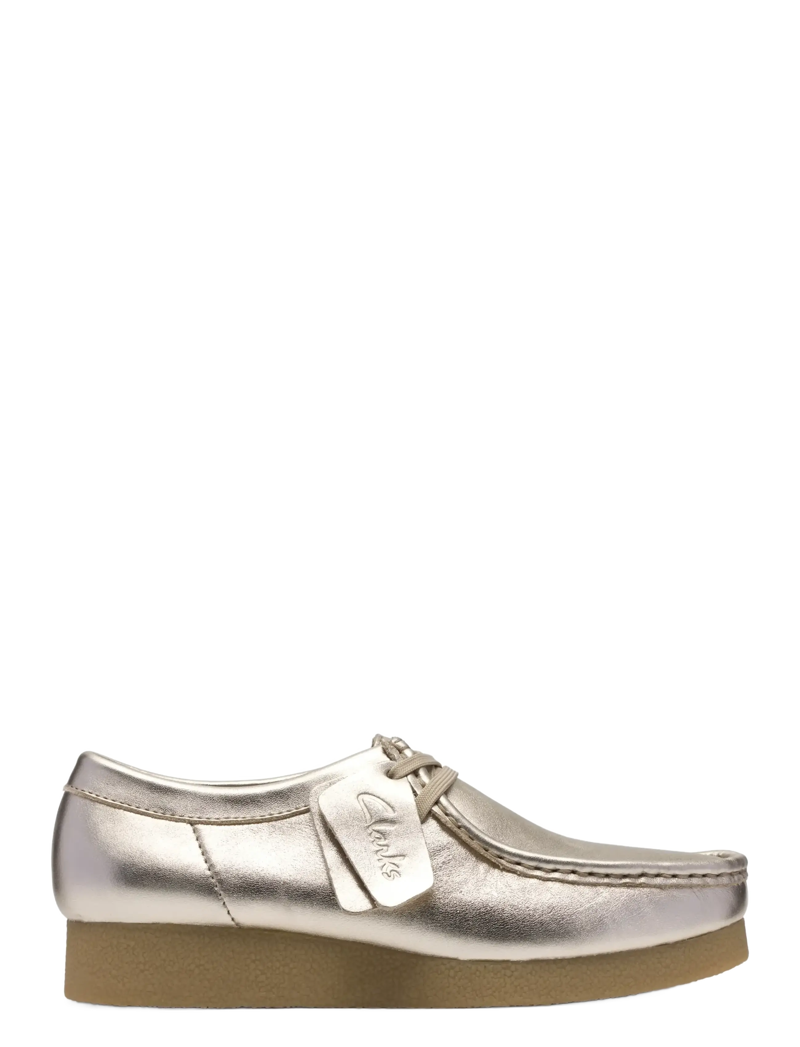 CLARKS Wallabeeevosh D Silber - 39.5 - Damen