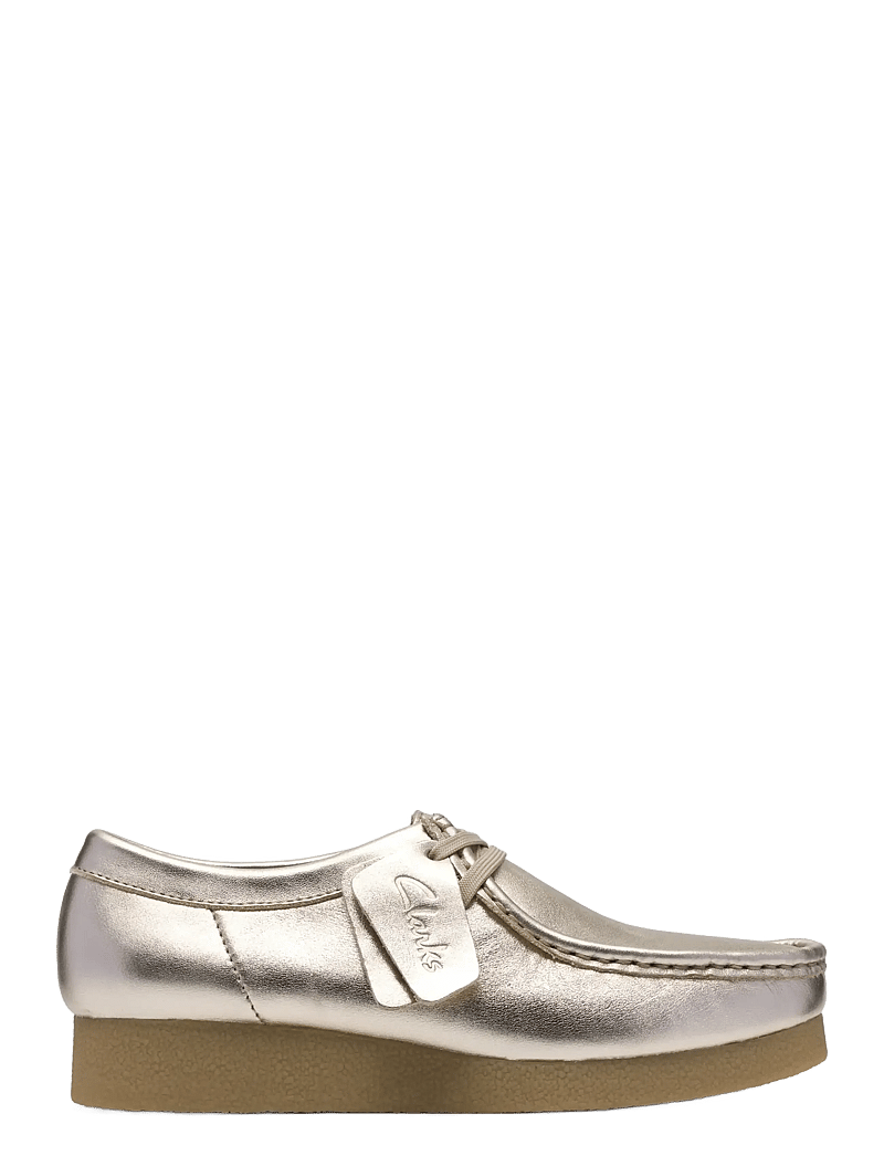 Clarks - WallabeeEVOSh D - mode trends - gold leather - 0