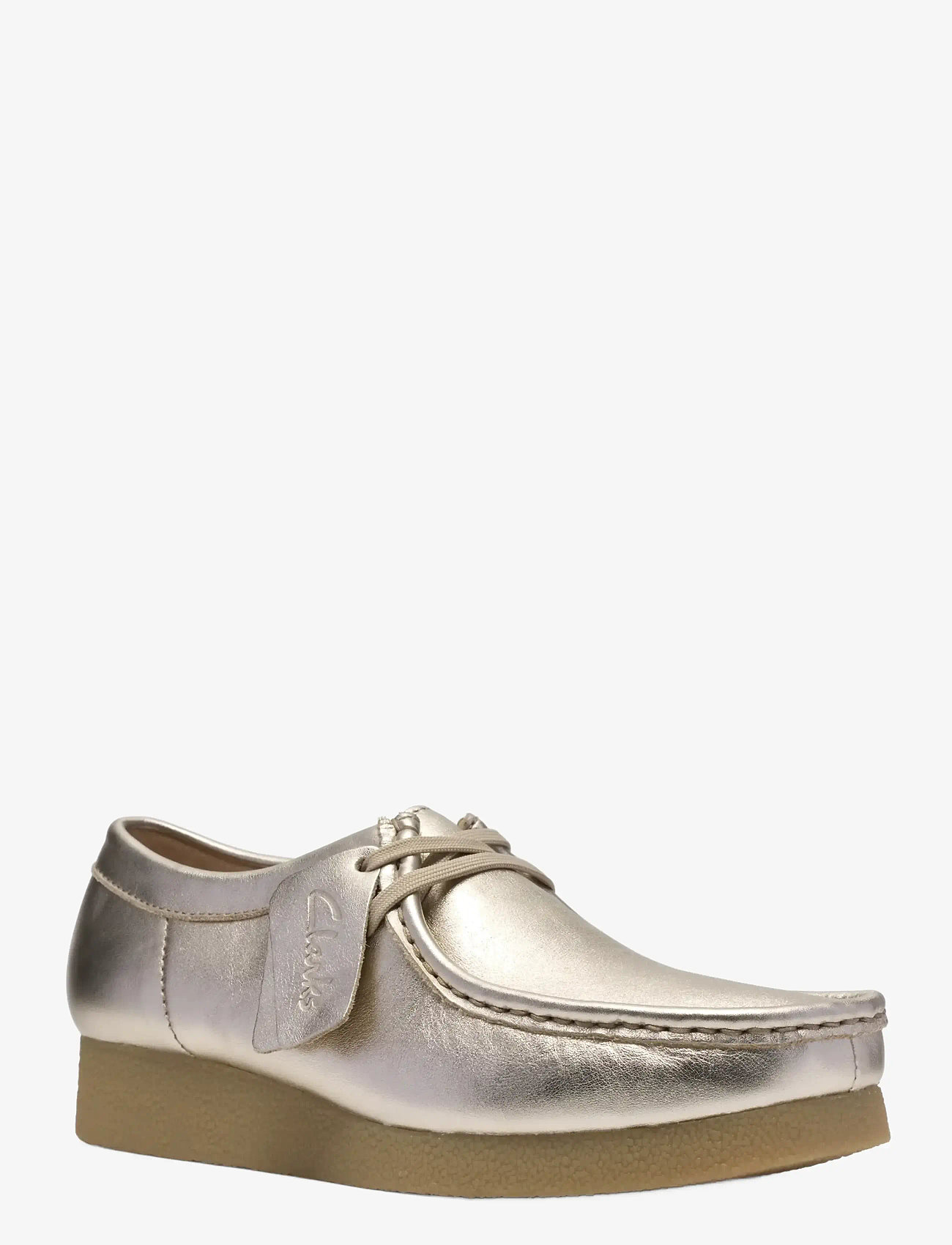 Clarks - WallabeeEVOSh D - moetrendid - gold leather - 1