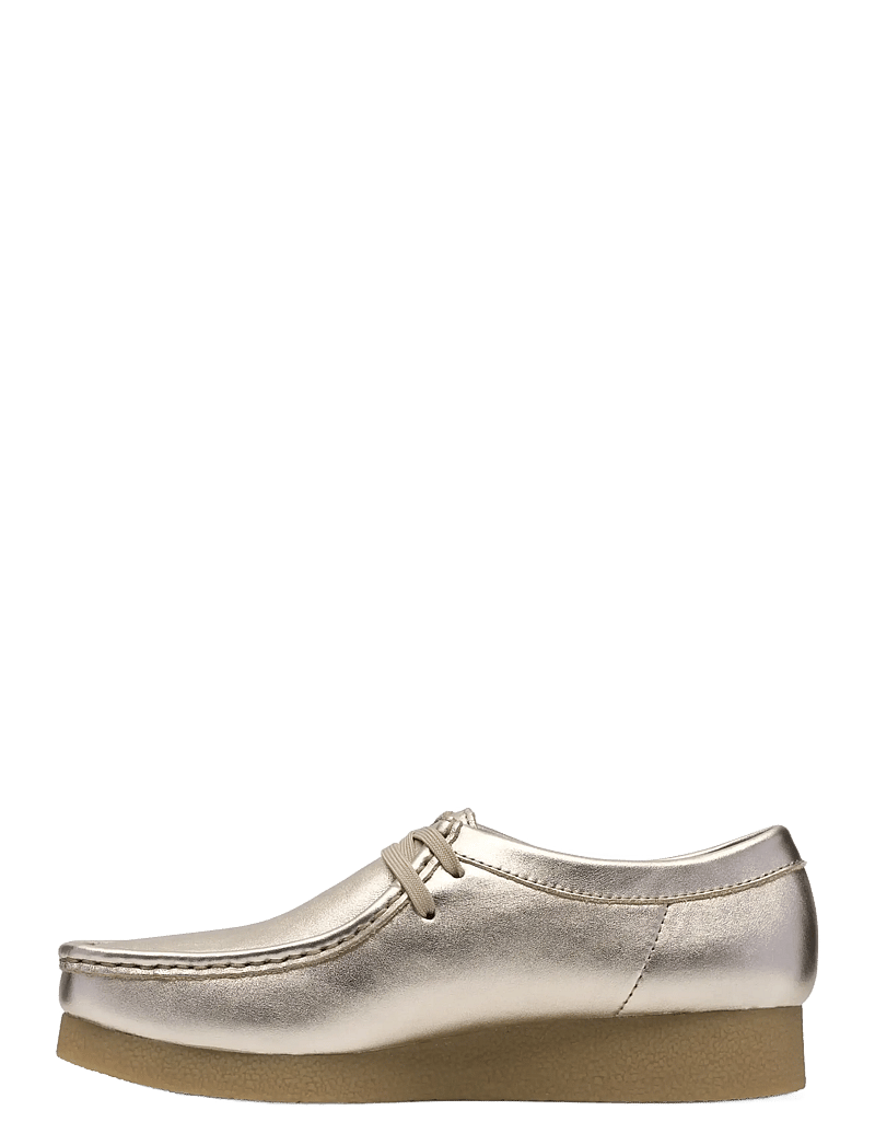 Clarks - WallabeeEVOSh D - mode trends - gold leather - 2