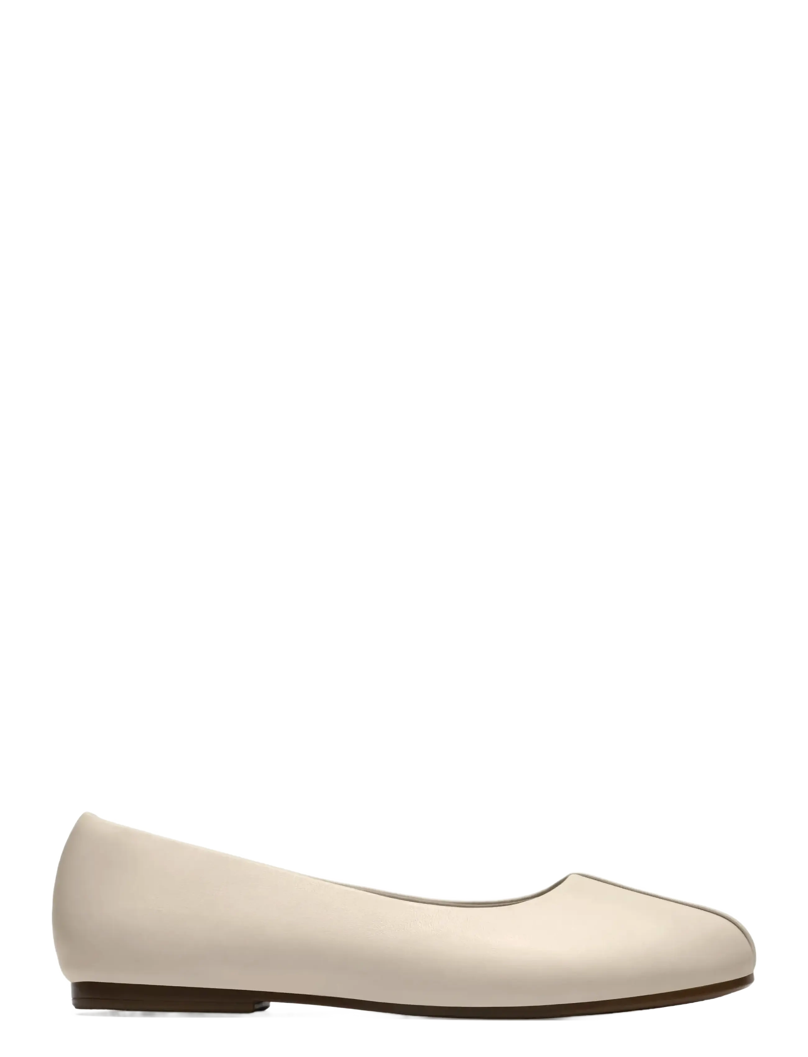 Clarks - Livia Lily D - ballerinaer - cream leather - 2