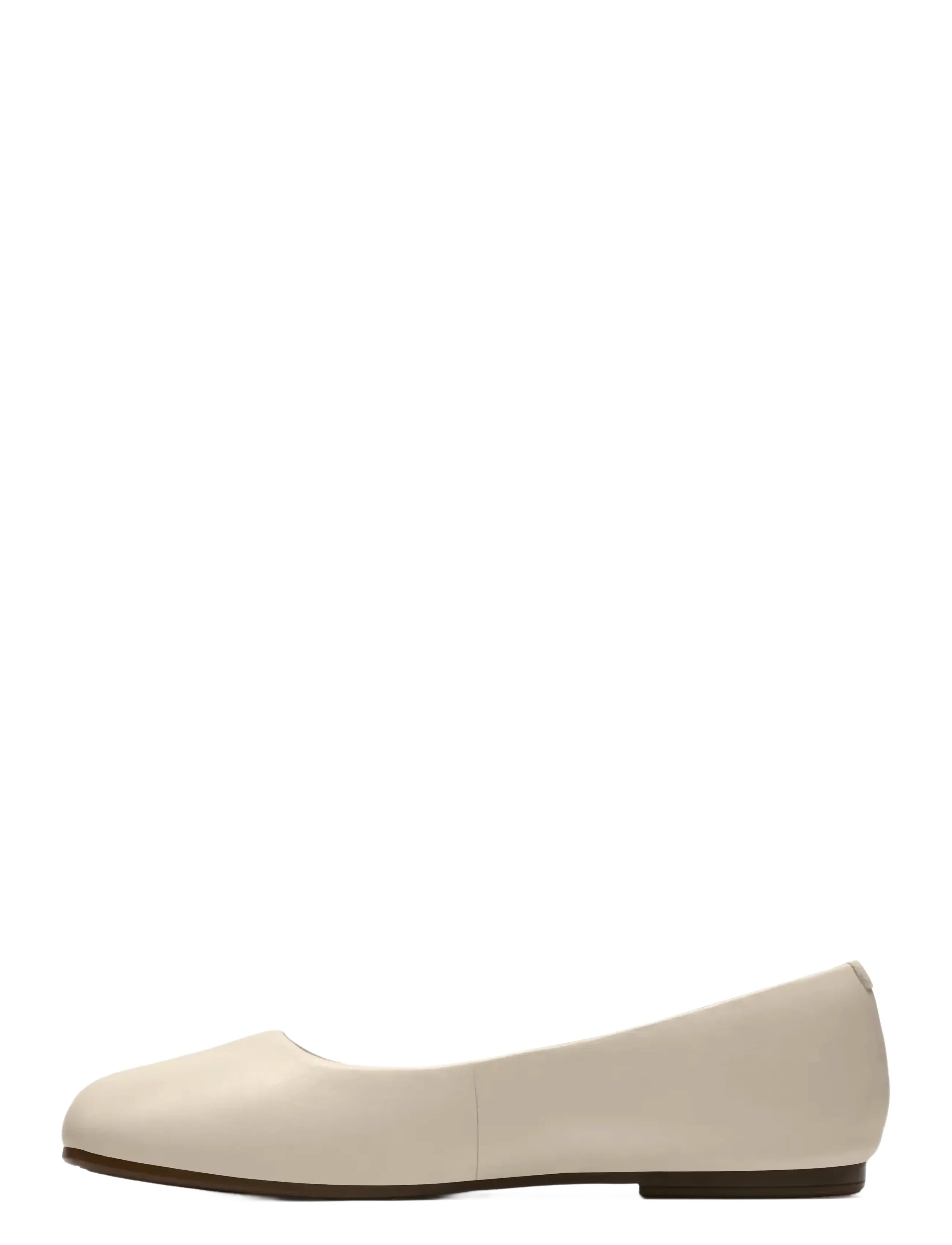 Clarks - Livia Lily D - ballerinaer - cream leather - 3