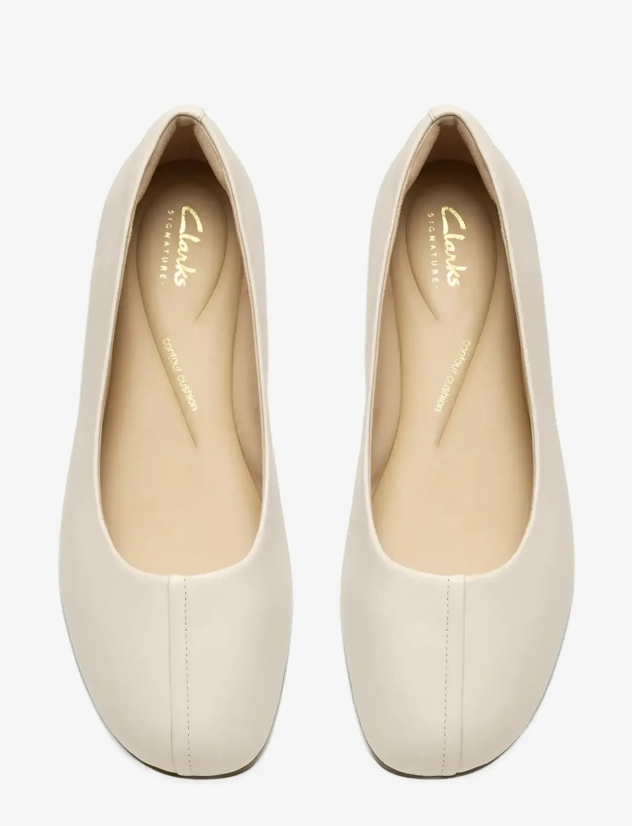 Clarks - Livia Lily D - special occasions - cream leather - 5