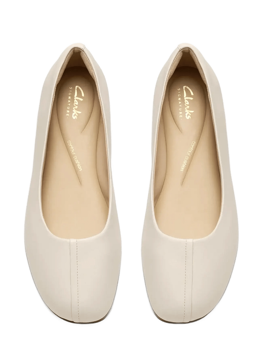 Clarks - Livia Lily D - modetrends - cream leather - 5