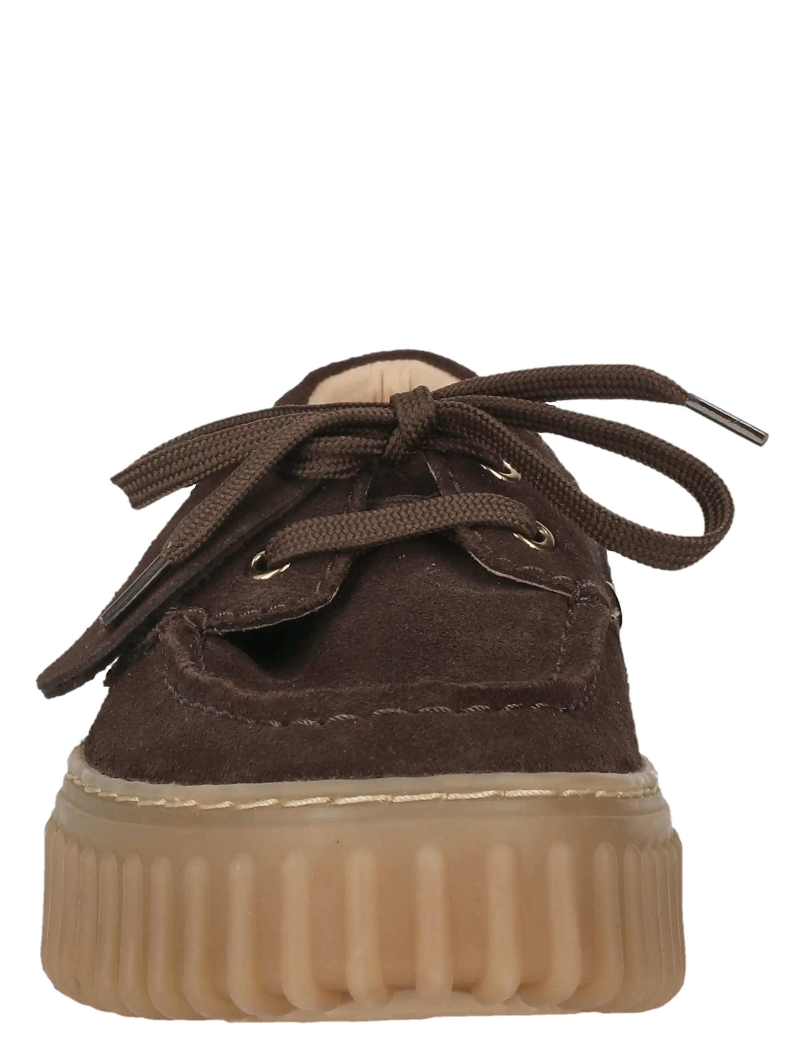 Clarks - Torhill Boat D - dark brown suede - 3