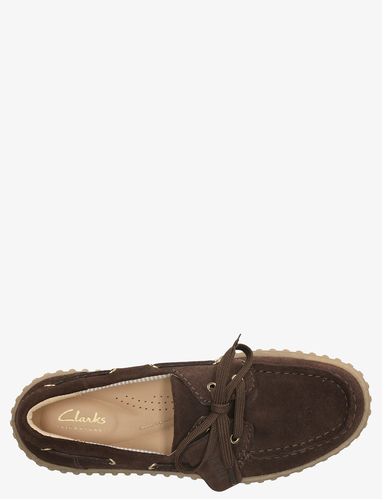 Clarks - Torhill Boat D - seglarskor - dark brown suede - 4