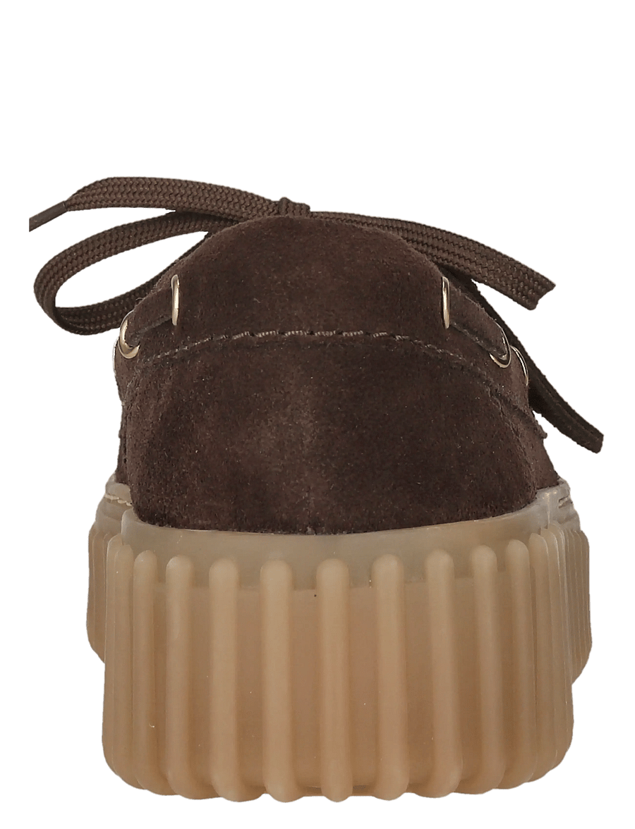 Clarks - Torhill Boat D - bootsschuhe - dark brown suede - 5