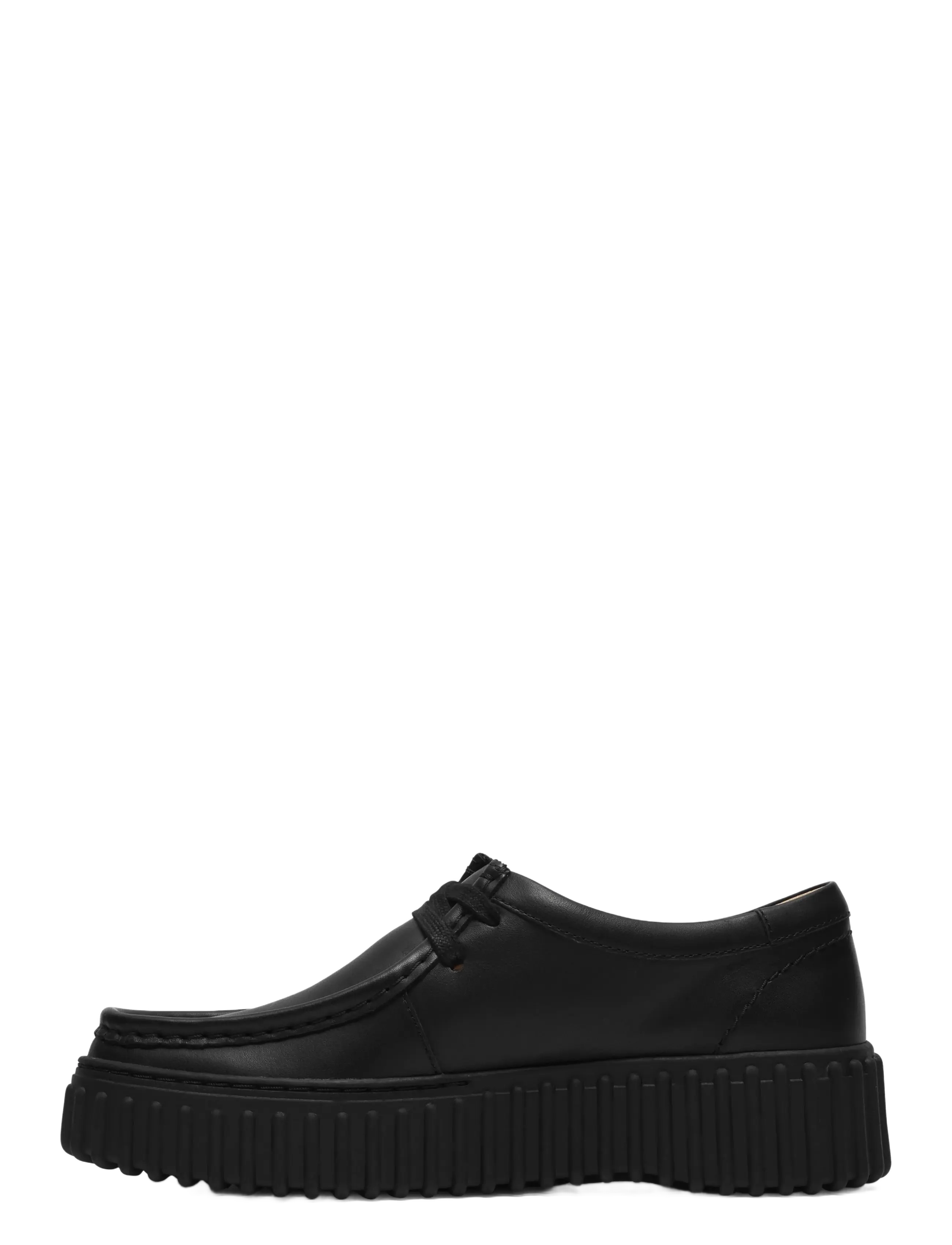 Clarks - Torhill Bee D - black leather - 3