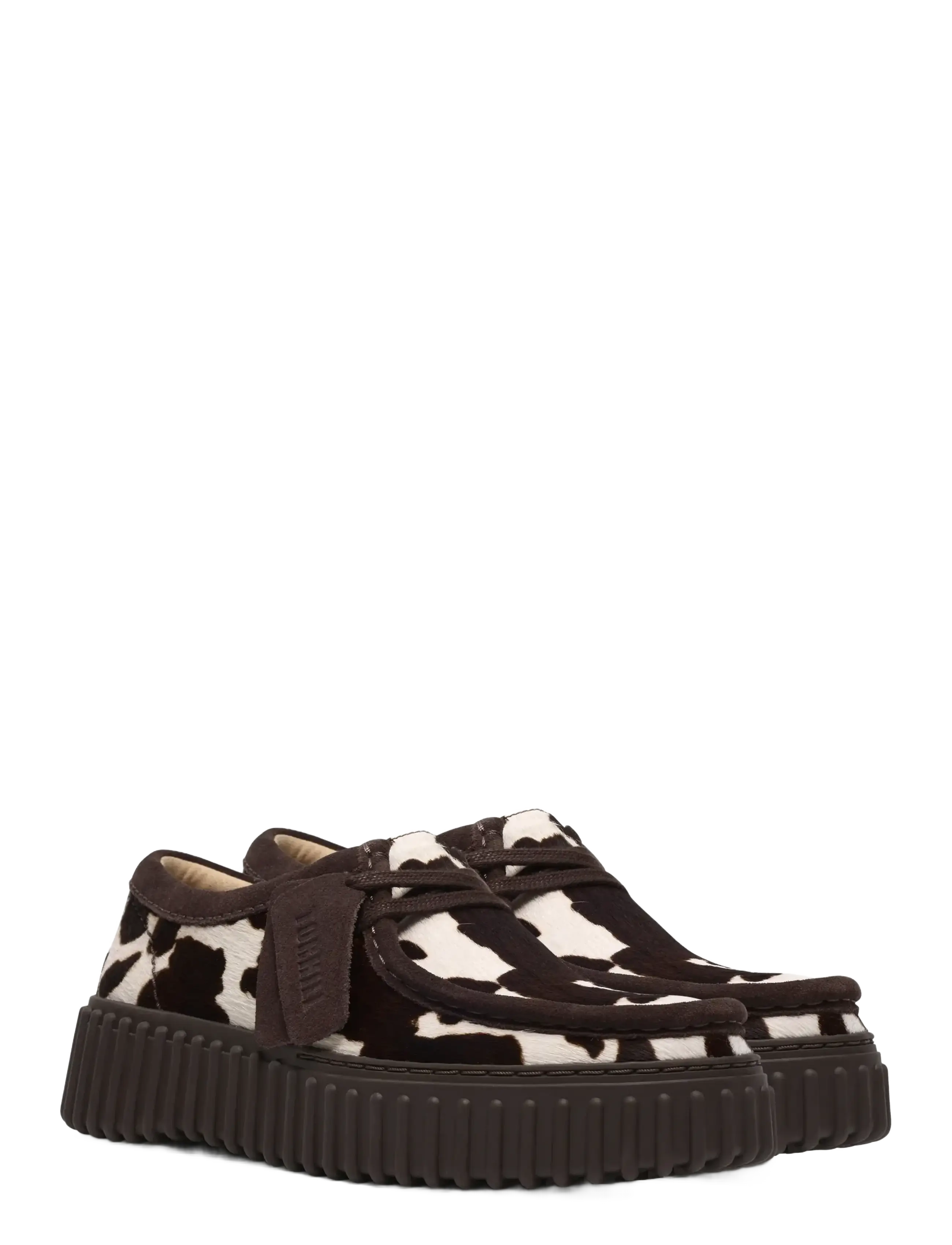 Clarks - Torhill Bee D - loafers - cow print - 2