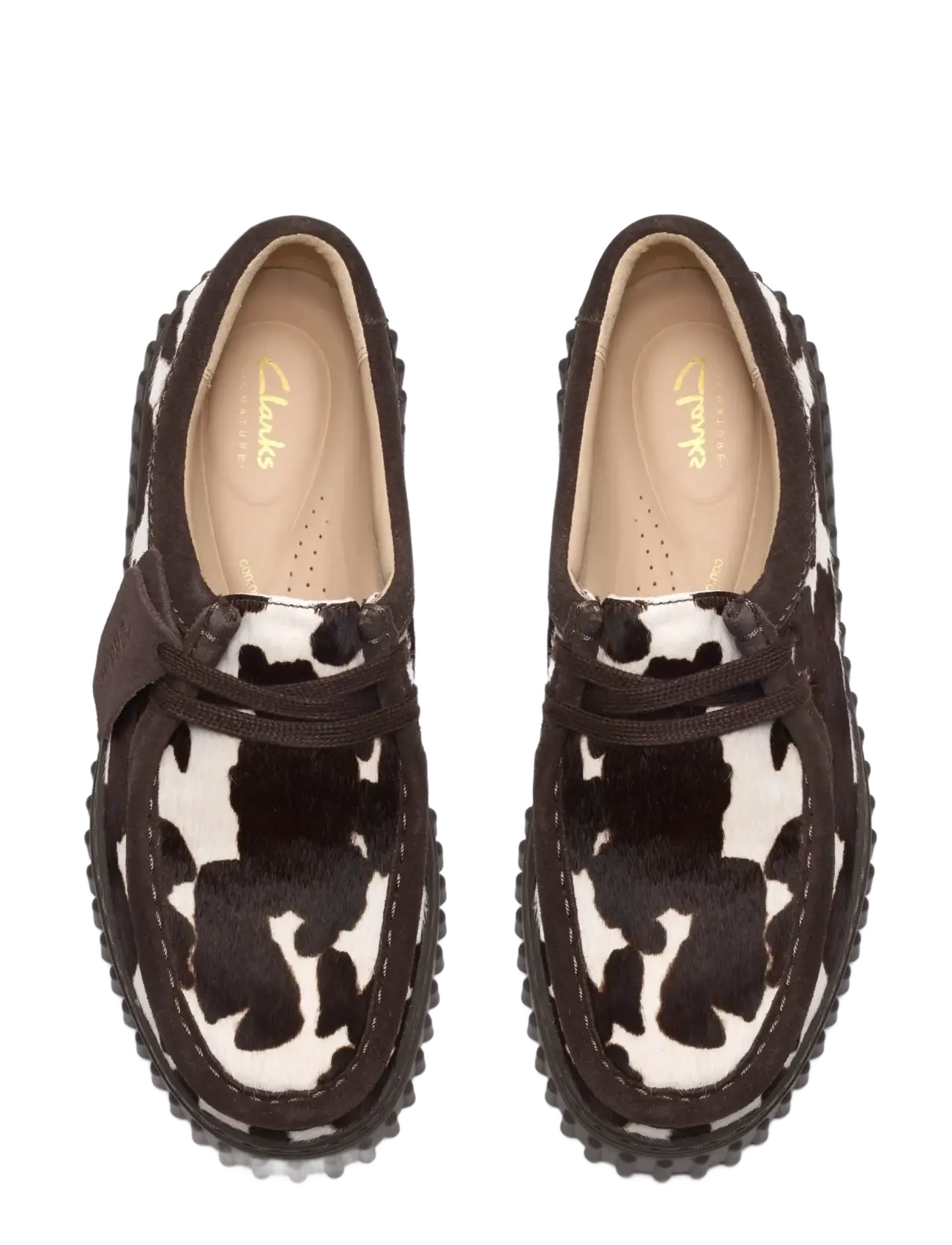 Clarks - Torhill Bee D - loafers - cow print - 3