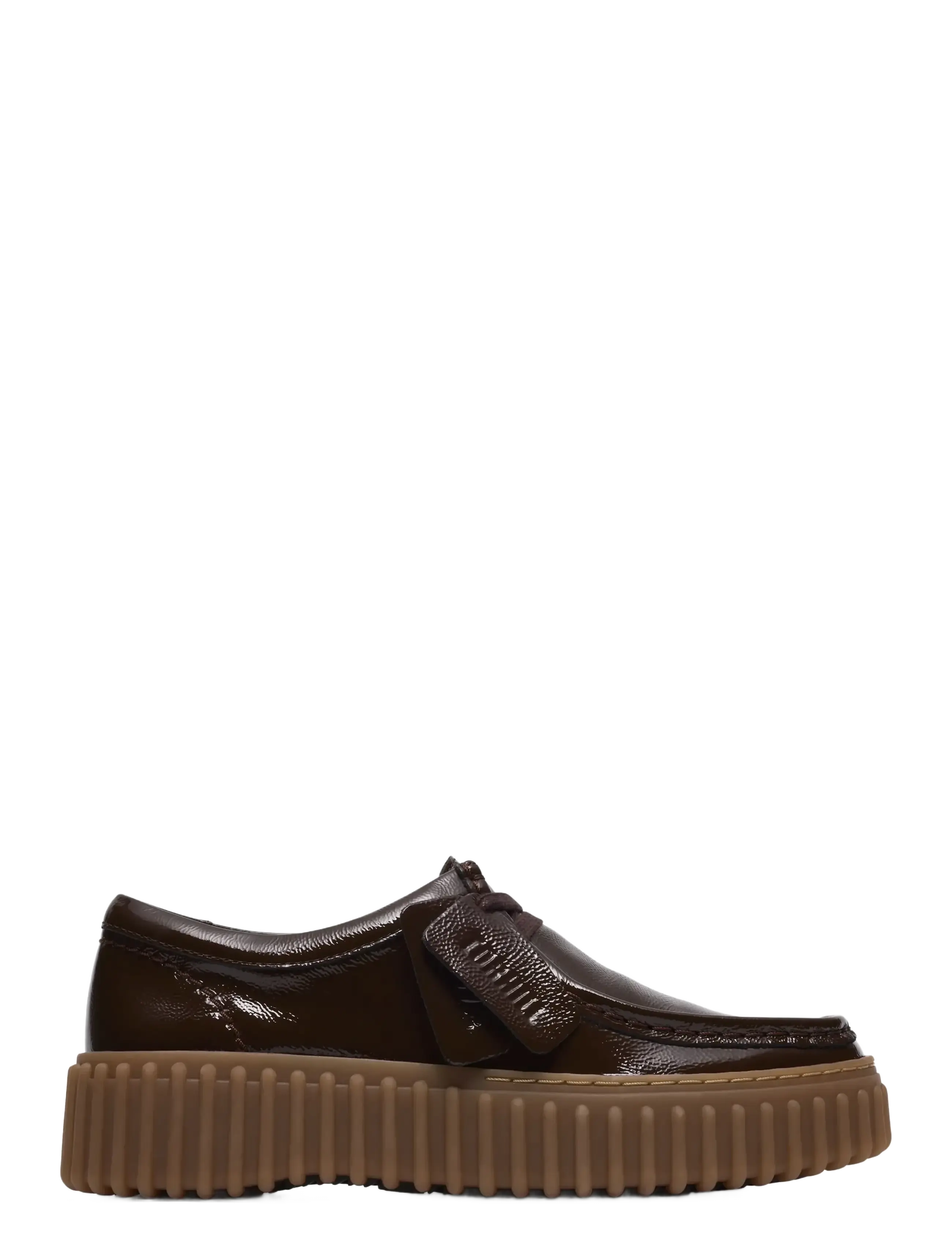 Clarks Torhill Bee D - Obuwie - DARK BROWN PAT / brown