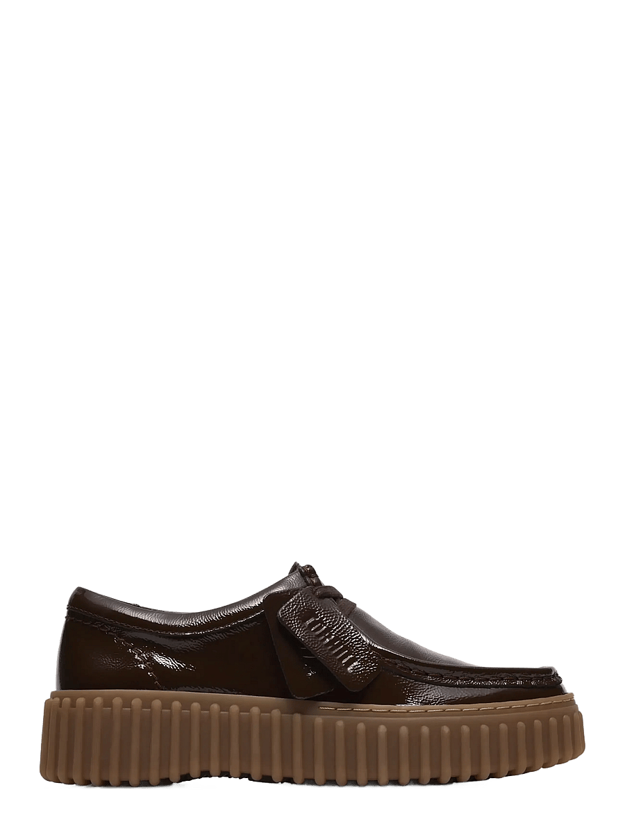 Clarks - Torhill Bee D - modetrends - dark brown pat - 0