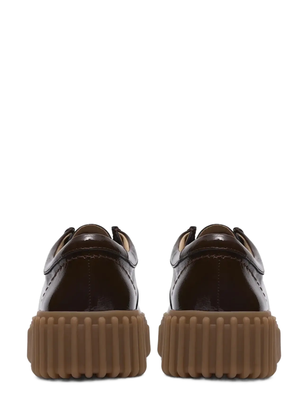 Clarks - Torhill Bee D - loafers - dark brown pat - 5