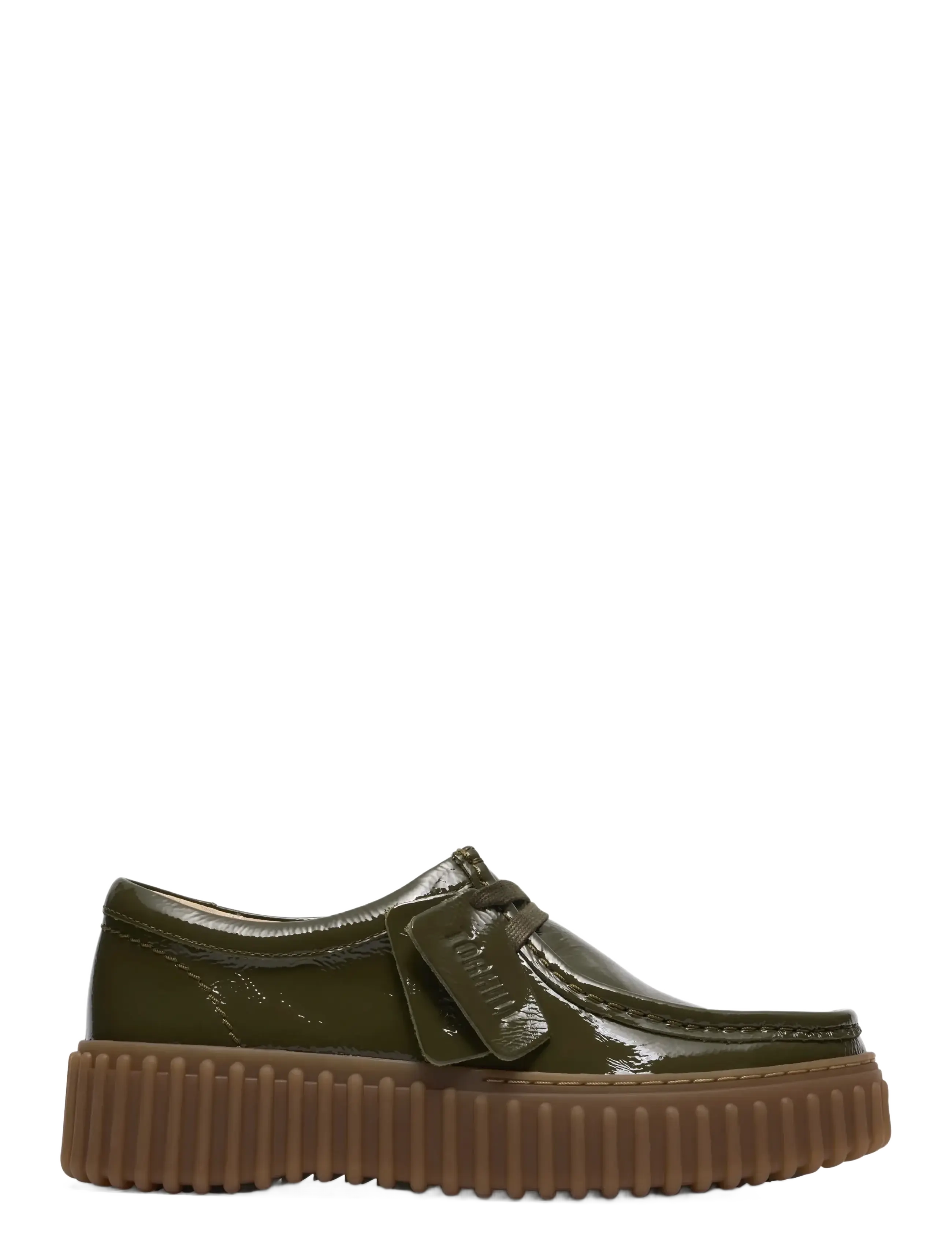 Clarks Torhill Bee D - Obuwie - DARK OLIVE PAT / green