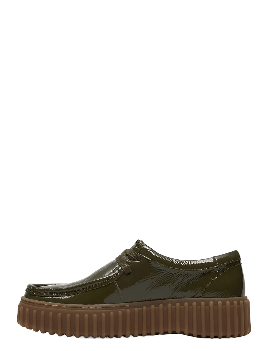 Clarks - Torhill Bee D - mados tendencijos - dark olive pat - 1