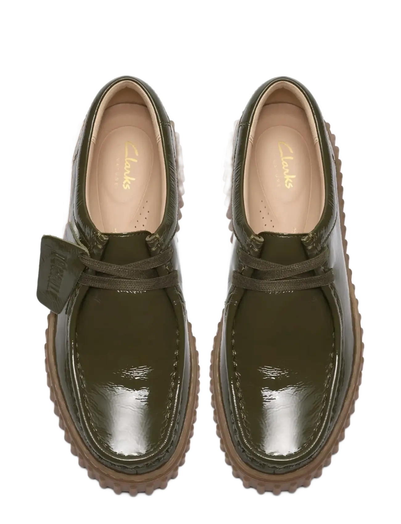 Clarks - Torhill Bee D - loafers - dark olive pat - 2