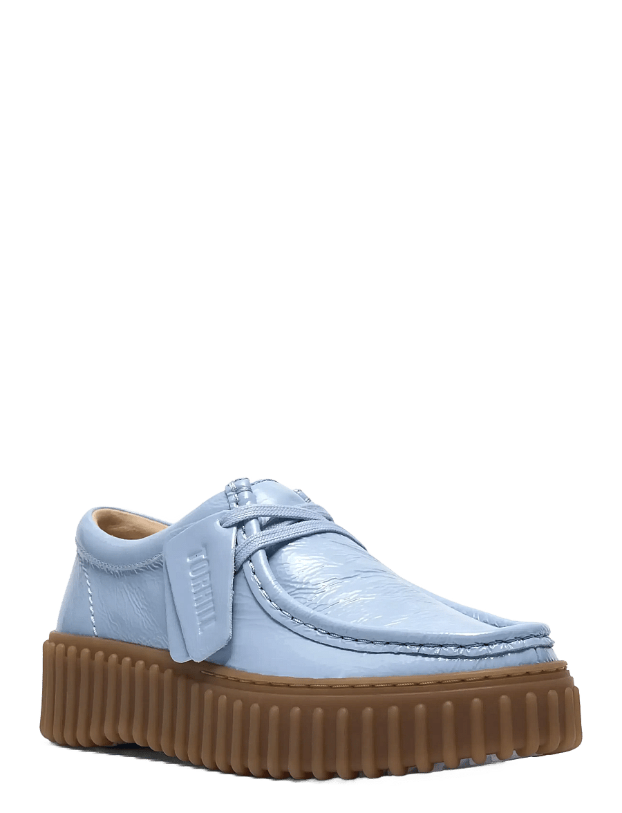 Clarks - Torhill Bee D - modetrends - lgt blue pat lea - 1