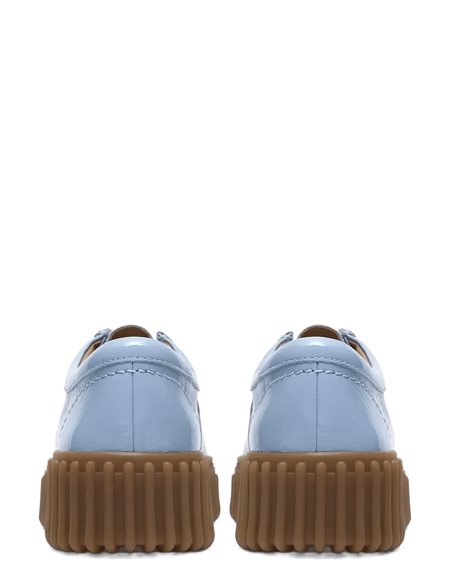 Clarks - Torhill Bee D - modetrends - lgt blue pat lea - 3