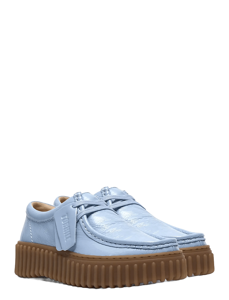 Clarks - Torhill Bee D - moetrendid - lgt blue pat lea - 5