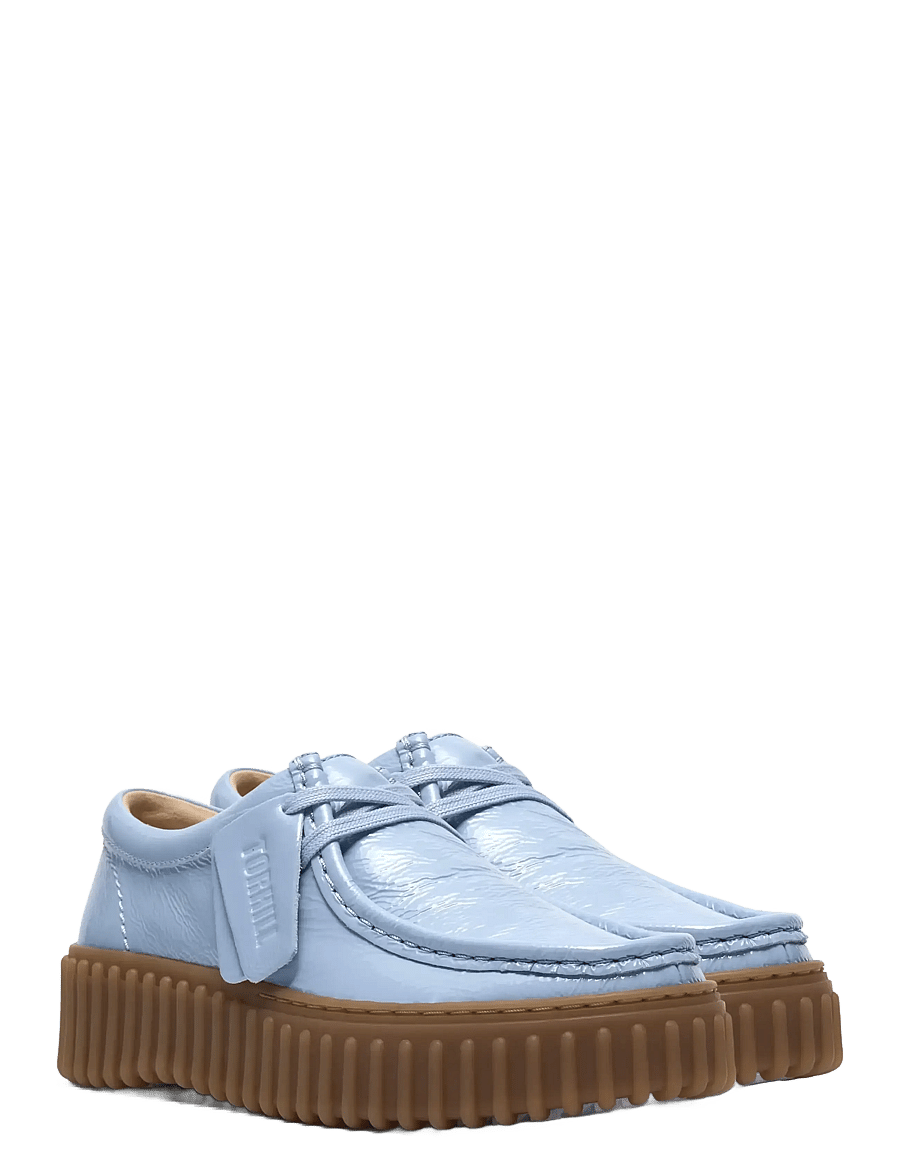 Clarks - Torhill Bee D - modetrends - lgt blue pat lea - 5