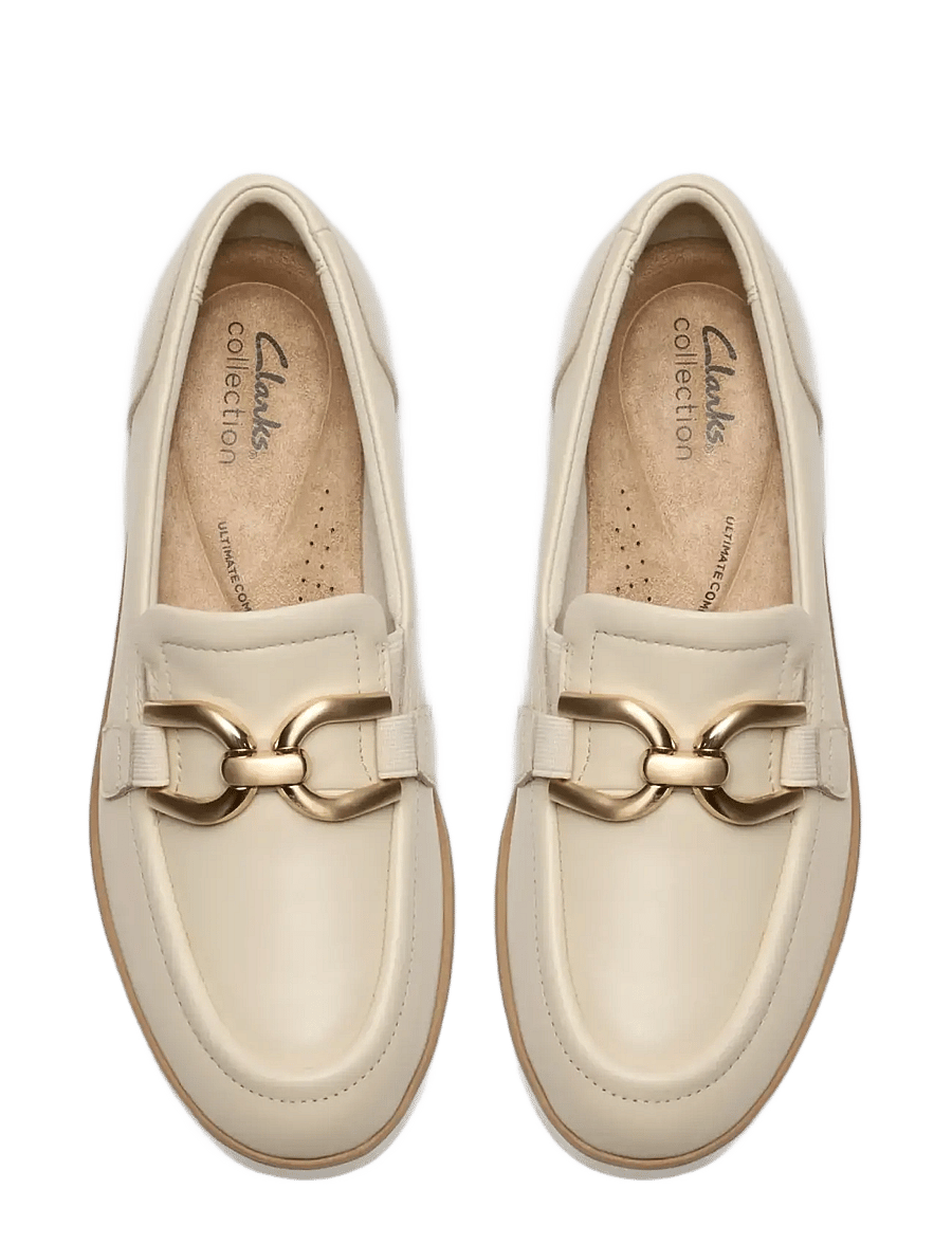 Clarks - Zylah Top D - modetrends - cream leather - 5
