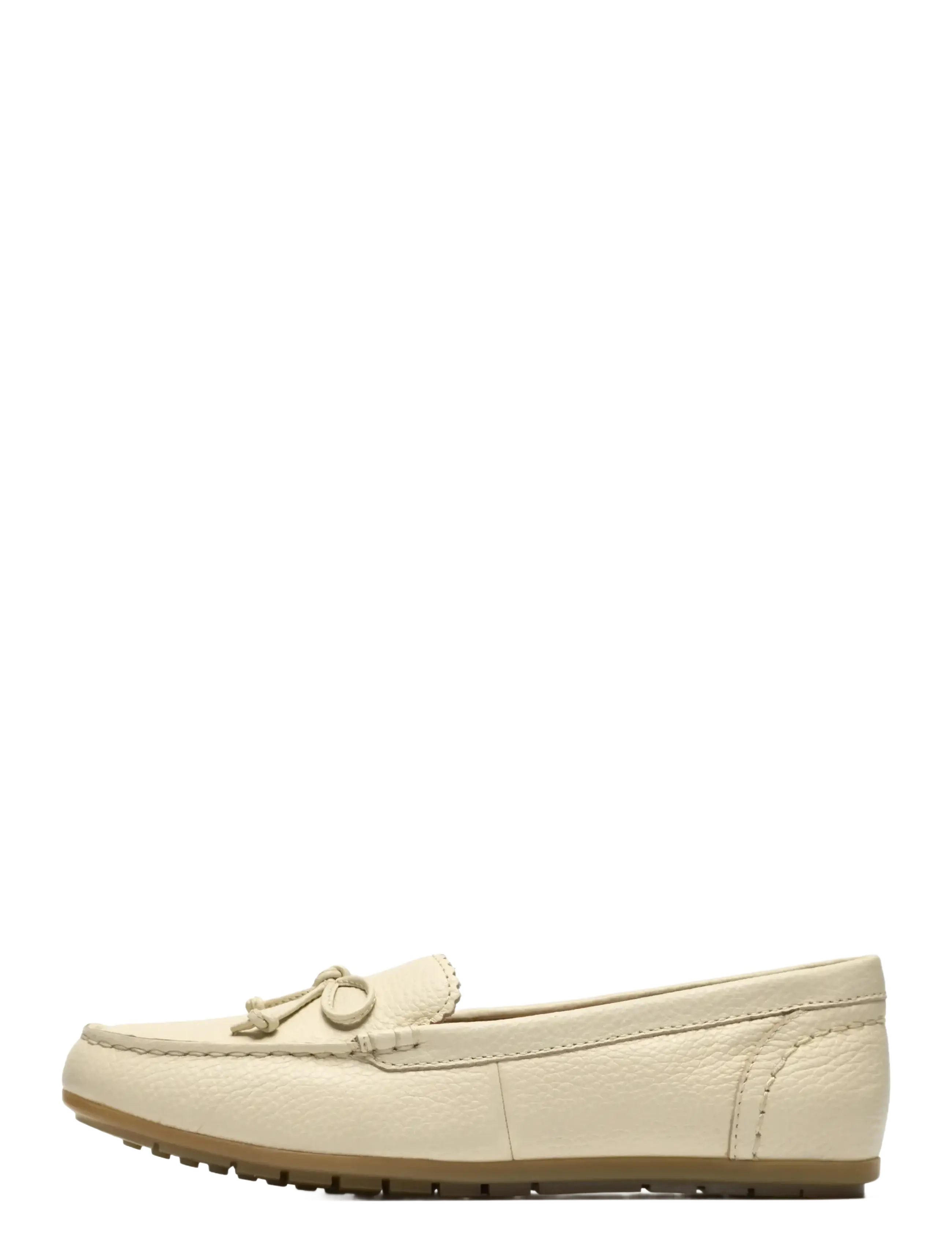 Clarks - Elliotte Sail D - loafers - cream leather - 3