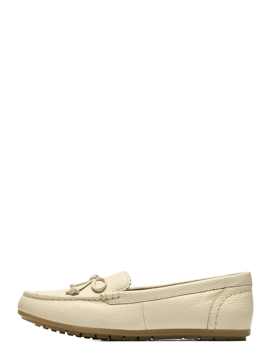 Clarks - Elliotte Sail D - boat shoes - cream leather - 3