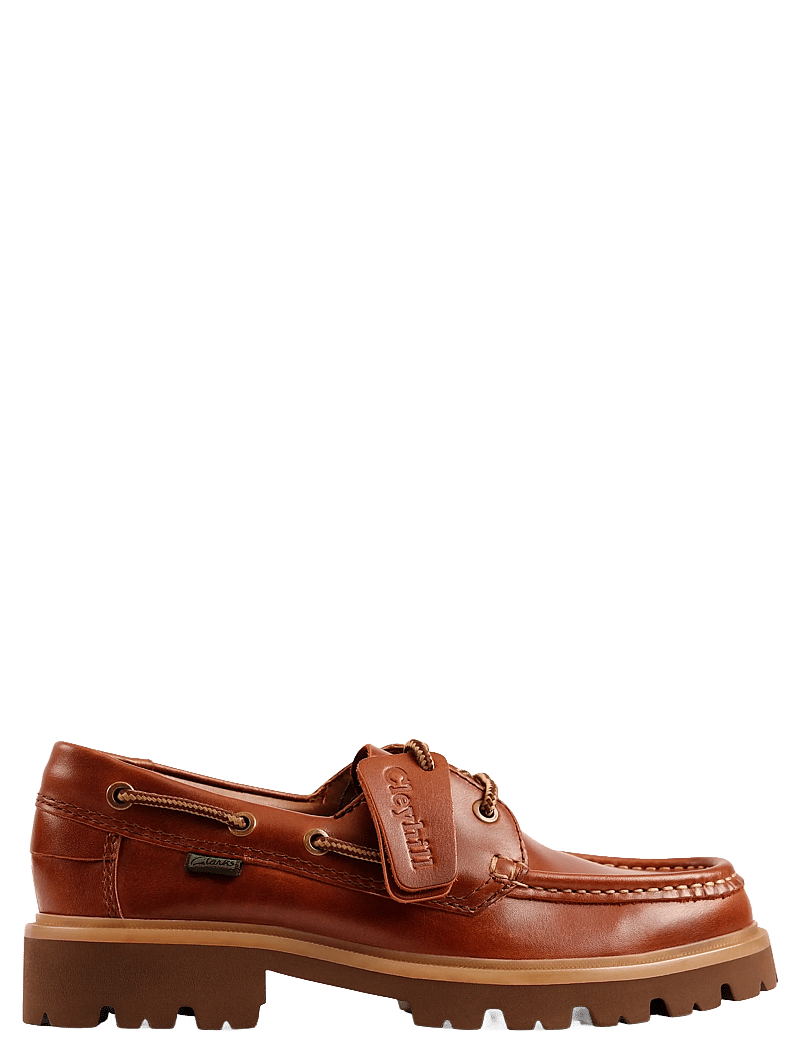 Clarks - Cleyhill Boat. D - bootschoenen - dark brown lea - 0