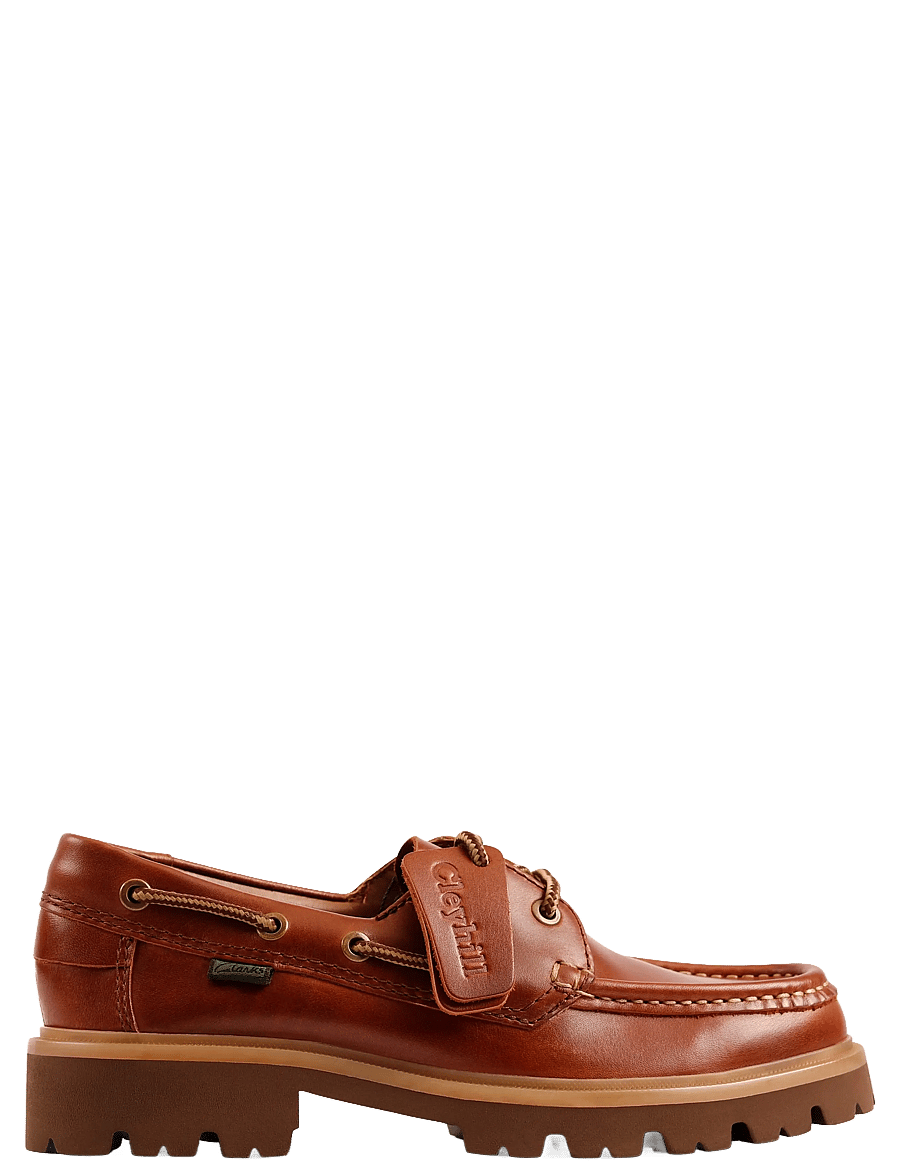 Clarks - Cleyhill Boat. D - chaussure bateau - dark brown lea - 0