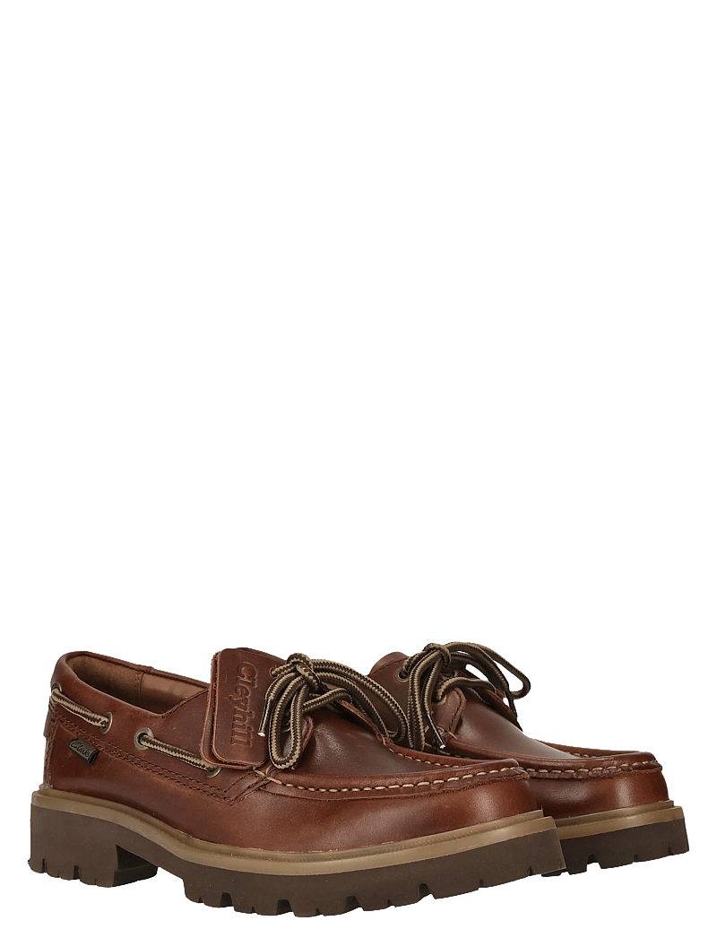 Clarks - Cleyhill Boat. D - bootschoenen - dark brown lea - 1