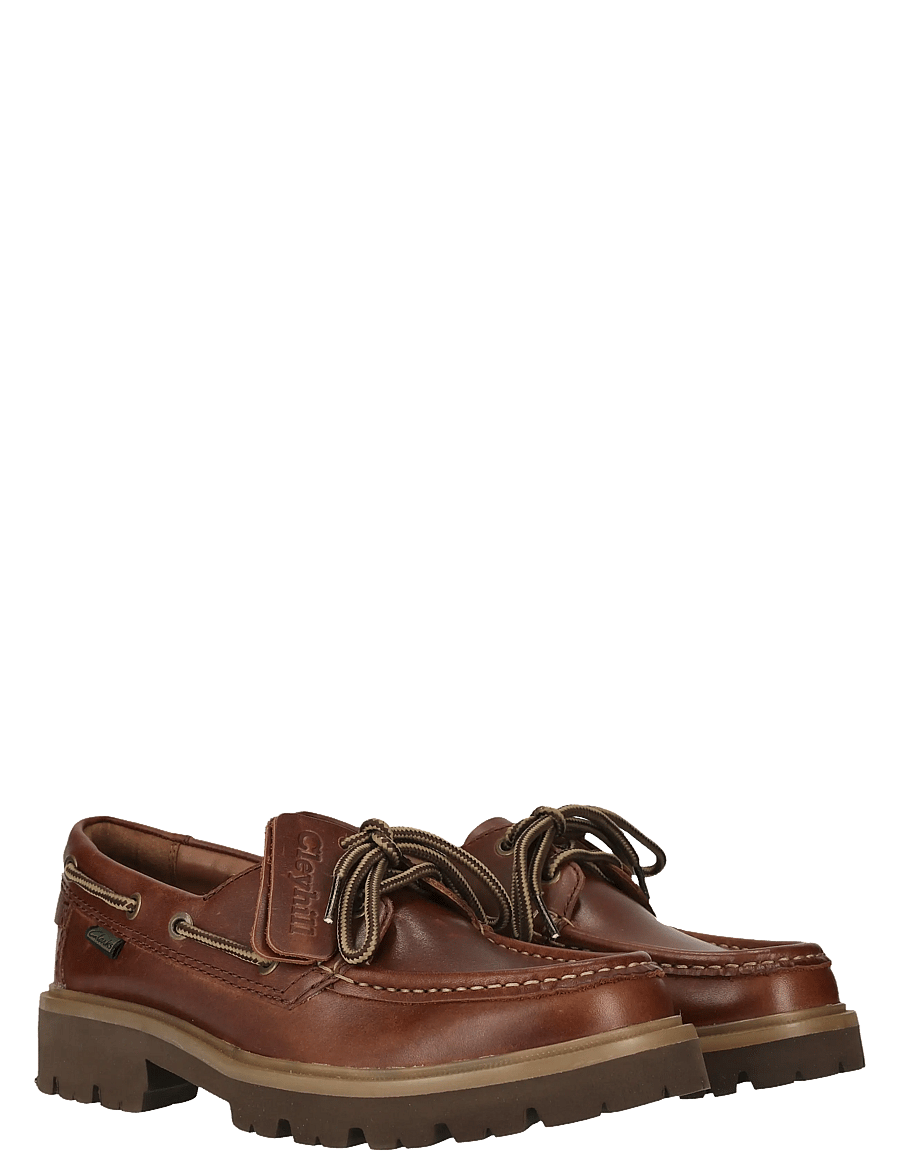 Clarks - Cleyhill Boat. D - chaussure bateau - dark brown lea - 1